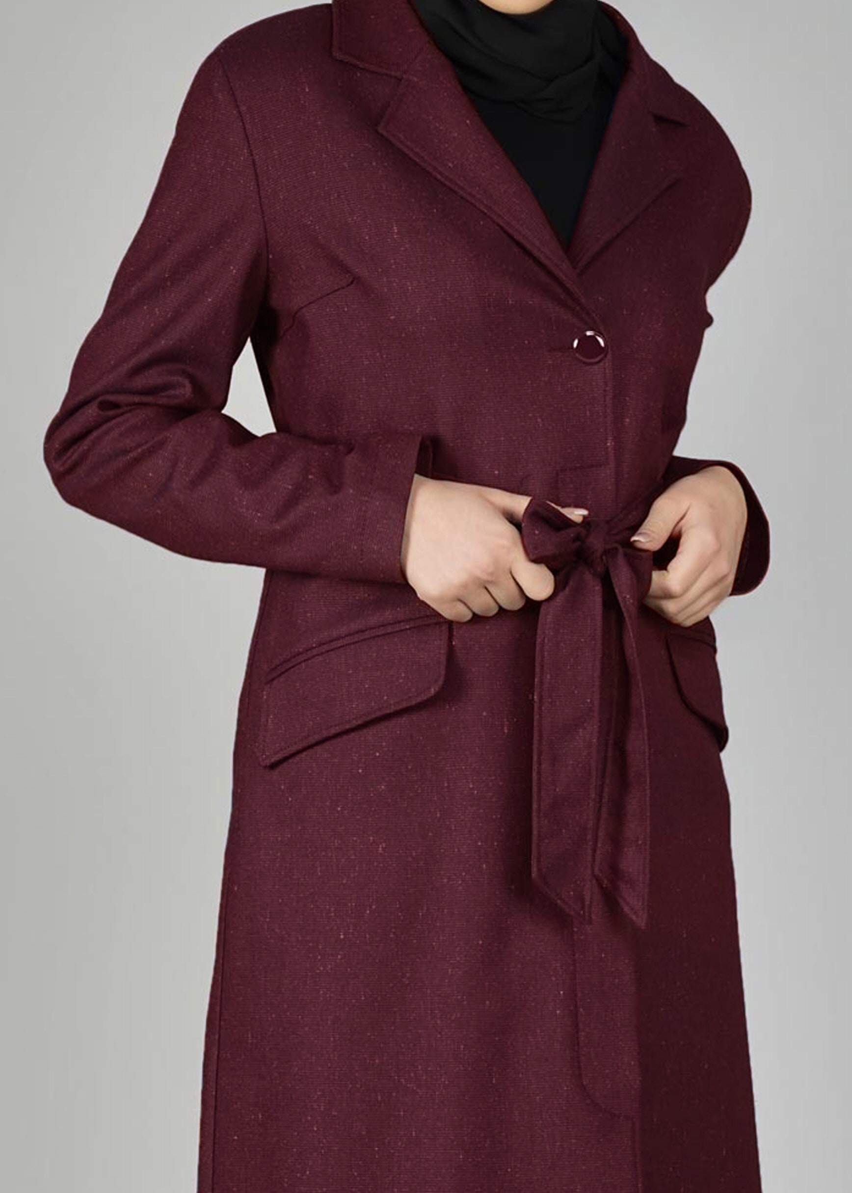 Tesettür giyim MÜRDÜM 1927 TRENÇKOT