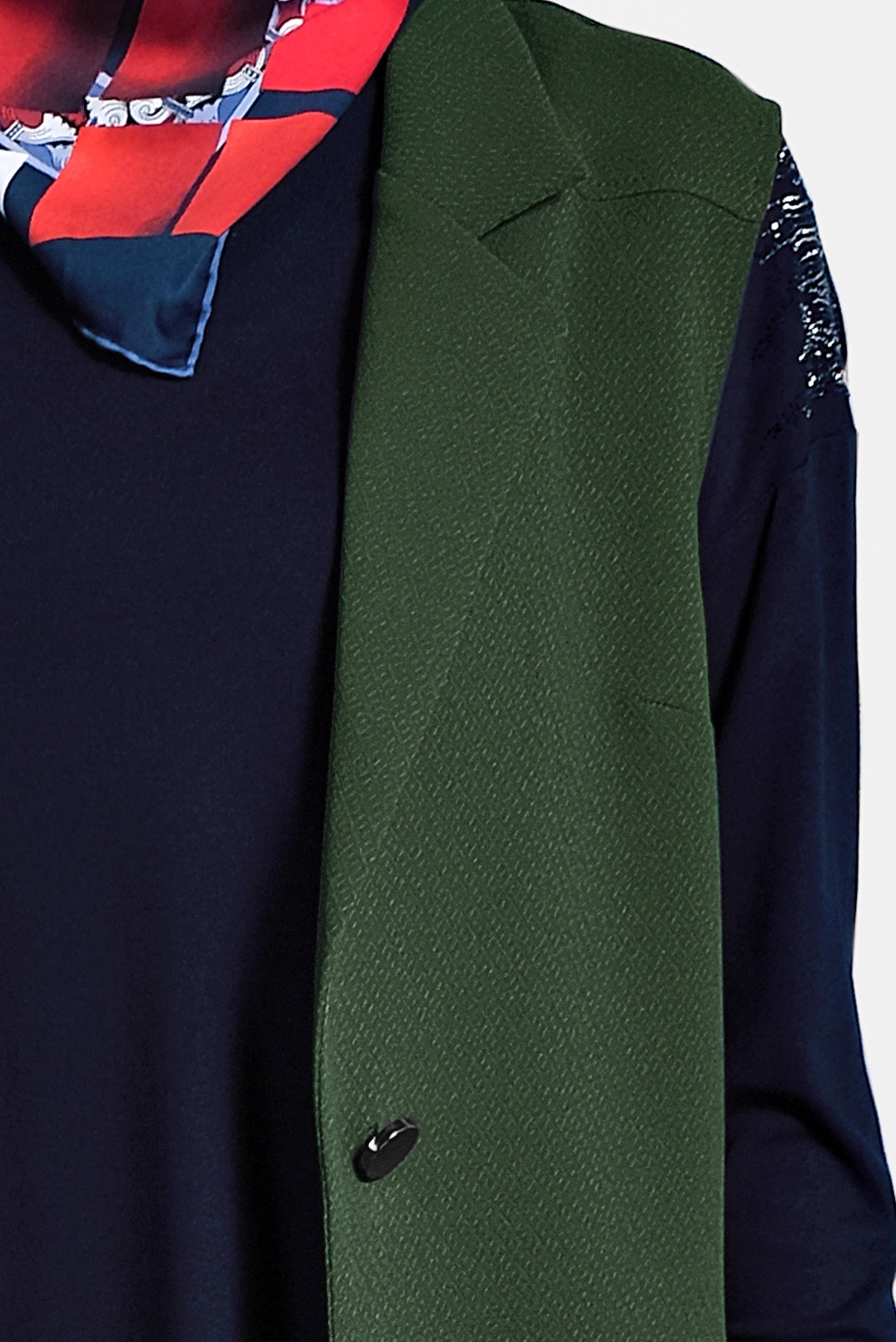 Vêtements hijab KAKI GILET À BOUTONNÉ 2641 