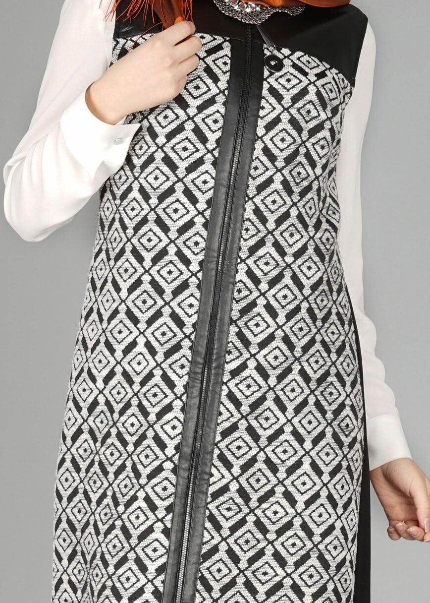 Tesettür giyim SİYAH 4022 YELEK