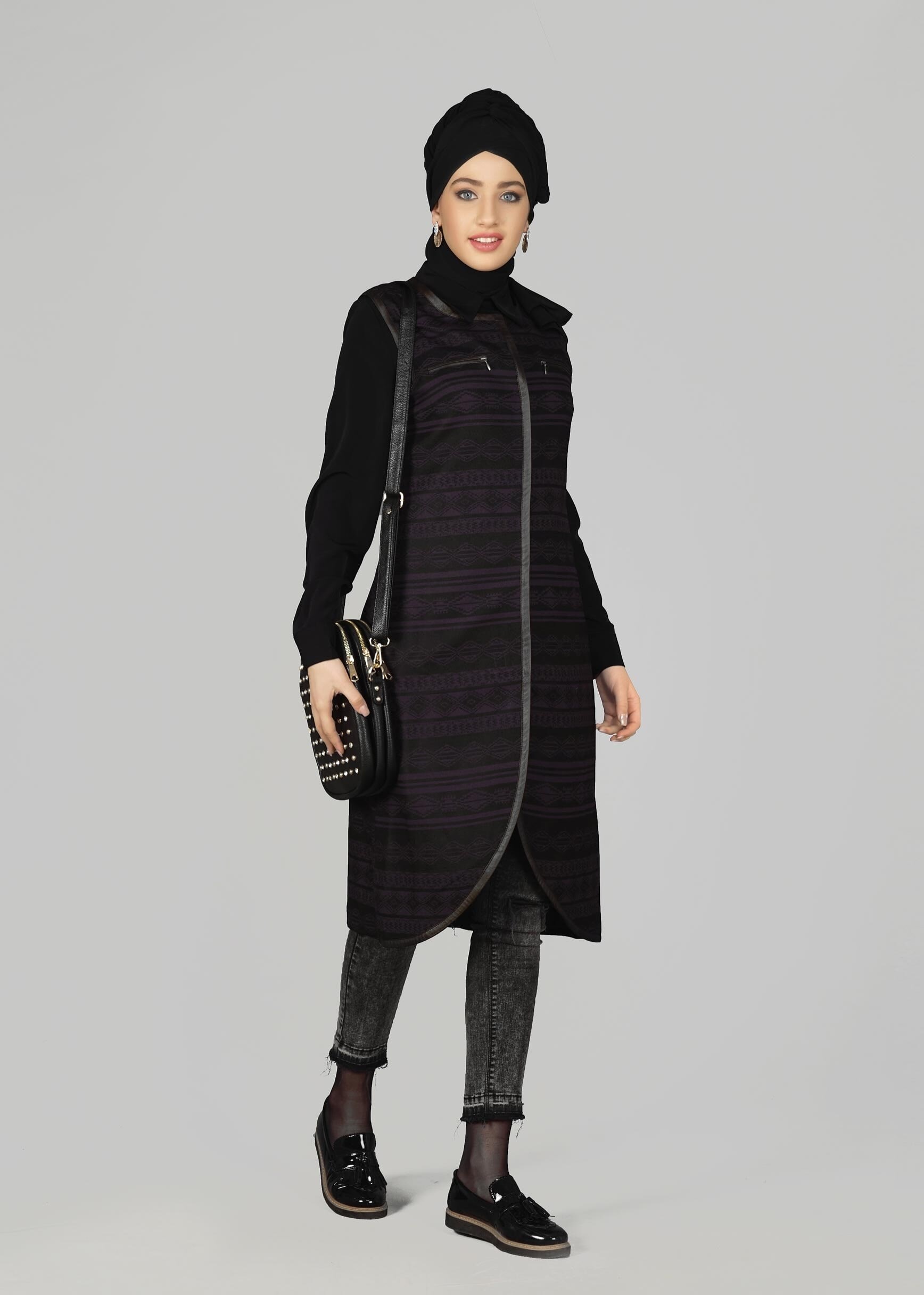 Tesettür giyim MOR 4028 YELEK