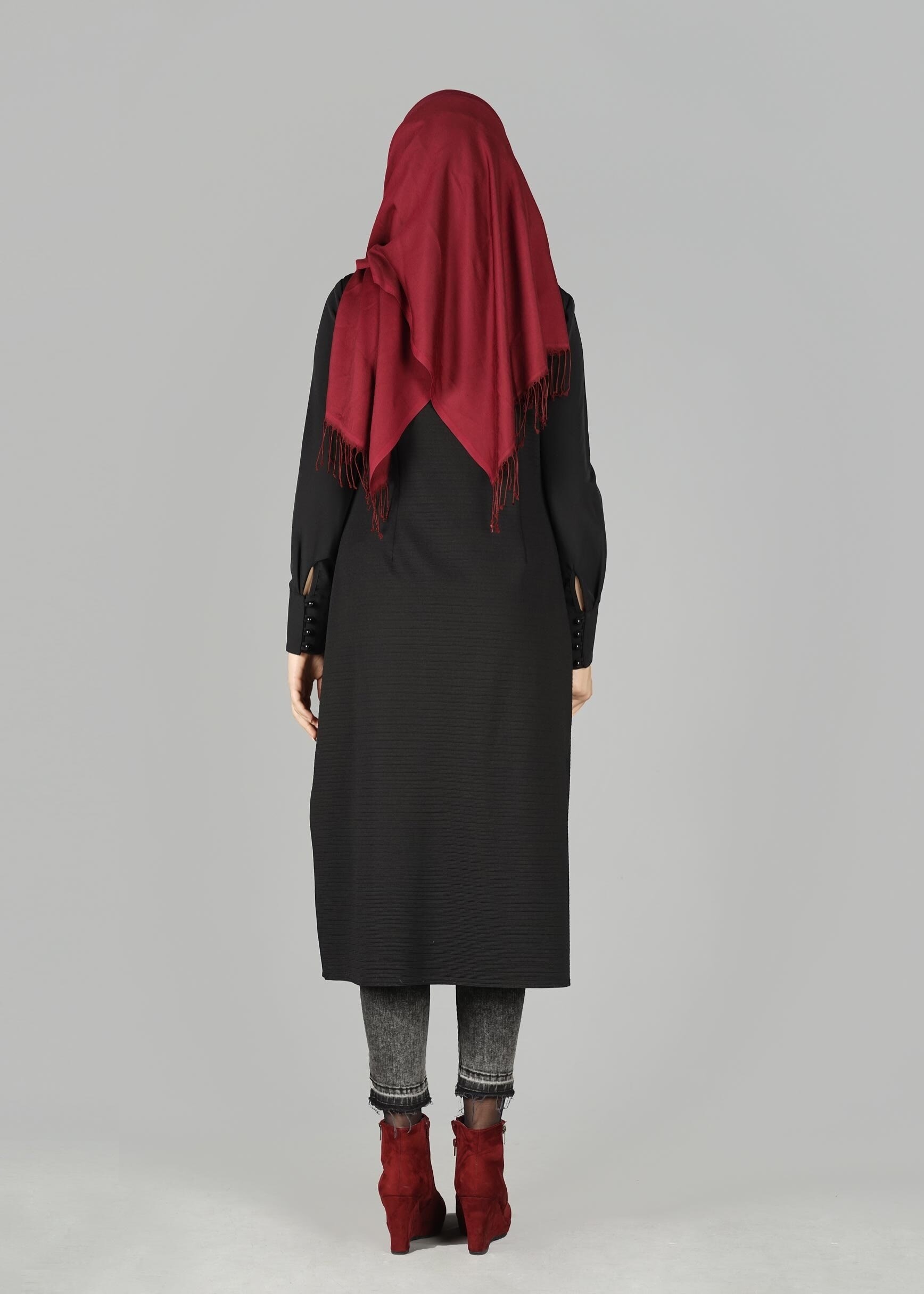 Tesettür giyim SİYAH 4710 YELEK