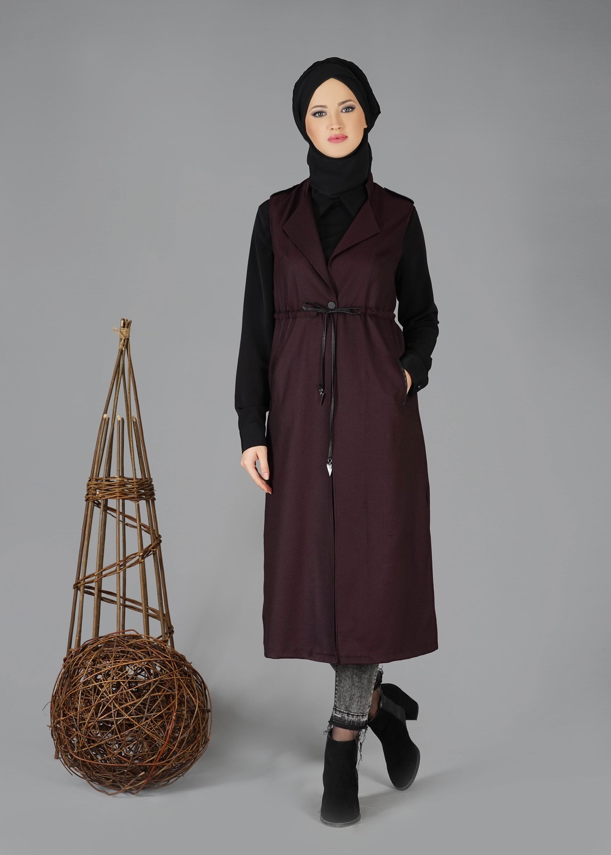 Tesettür giyim MÜRDÜM 4713 YELEK