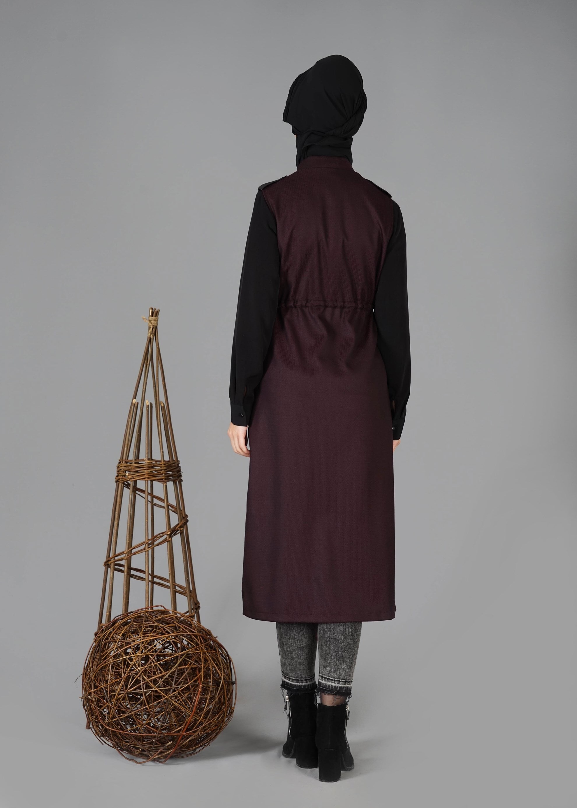 Tesettür giyim MÜRDÜM 4713 YELEK