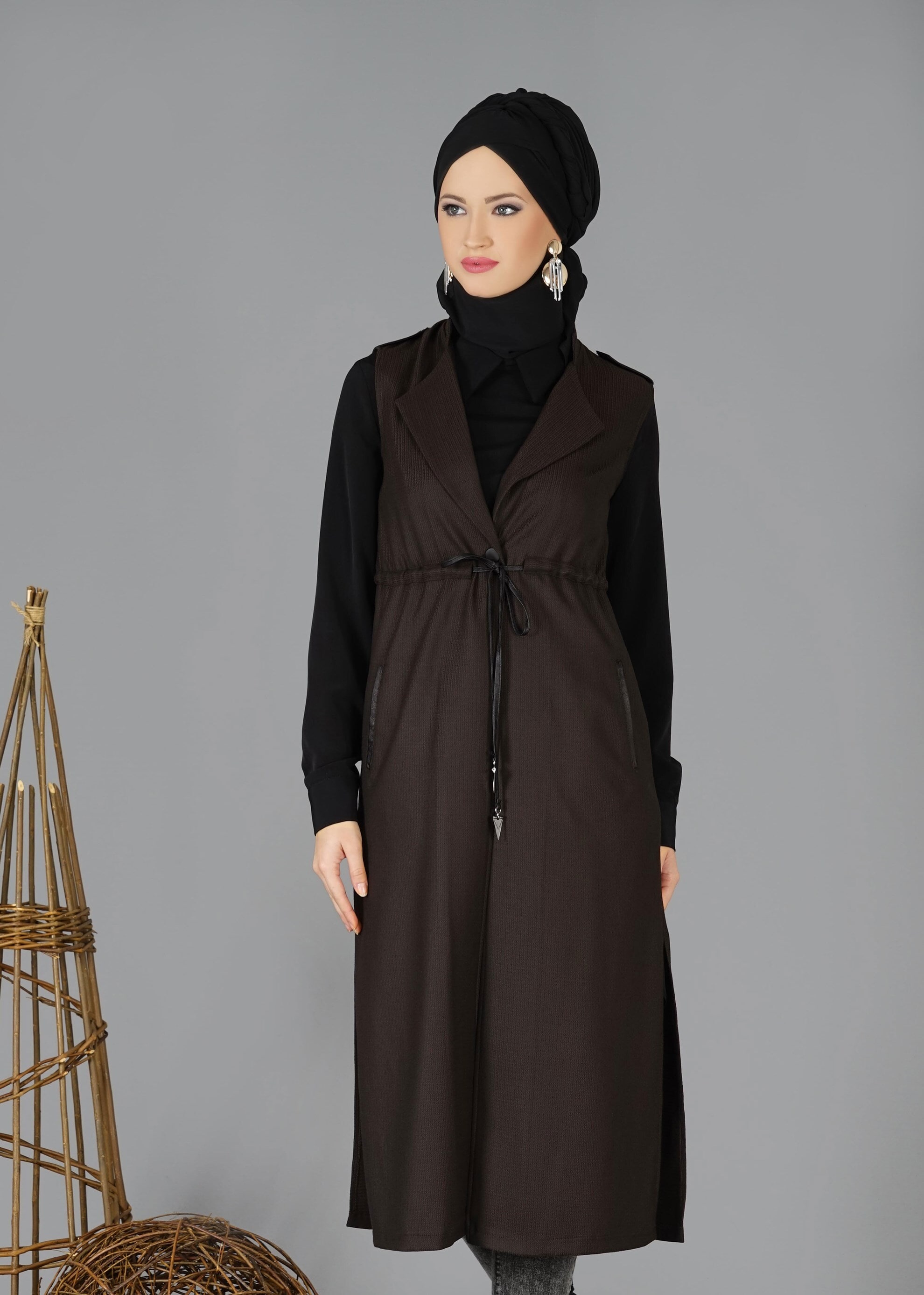 Tesettür giyim TABA 4713 YELEK