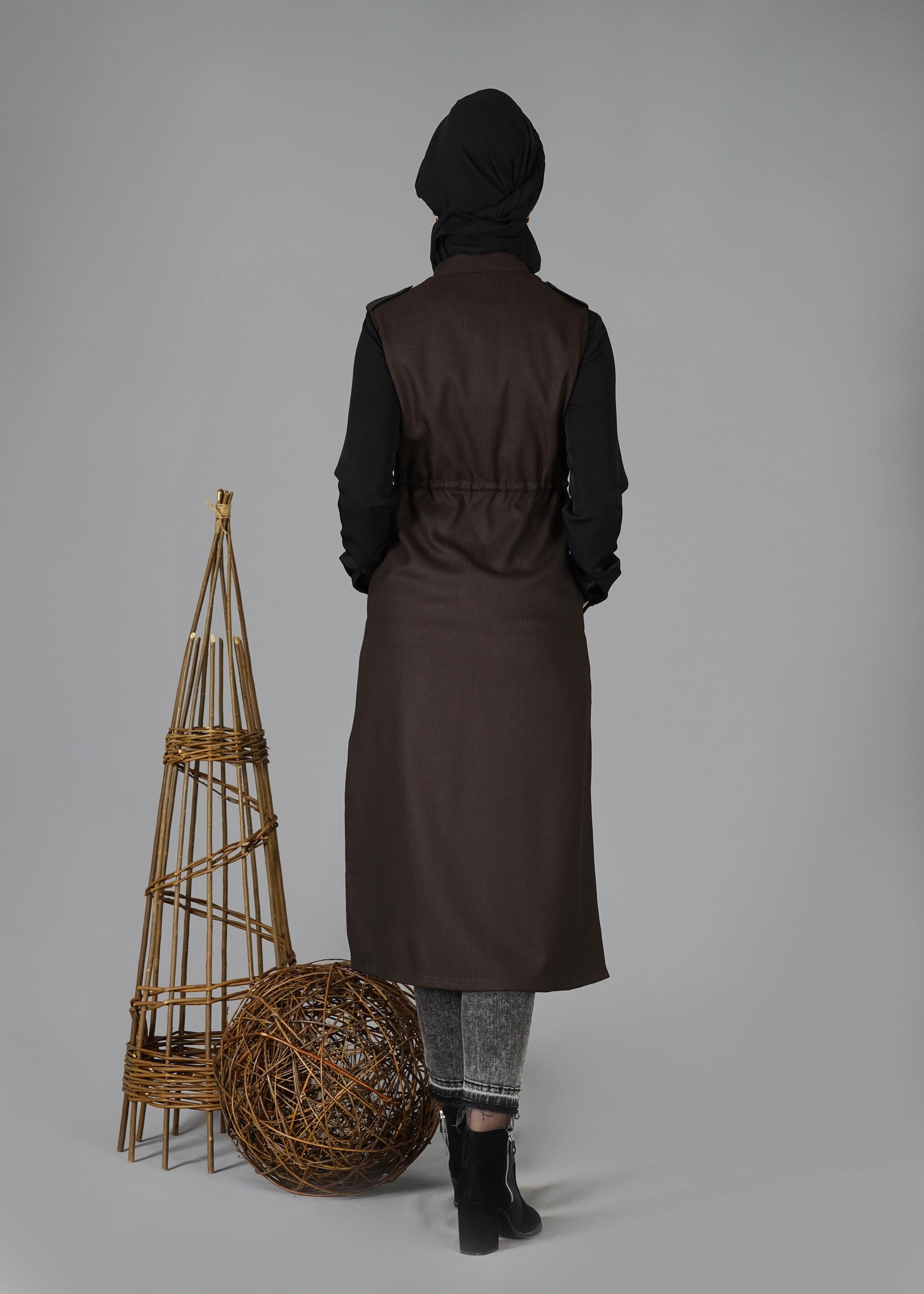 Tesettür giyim TABA 4713 YELEK