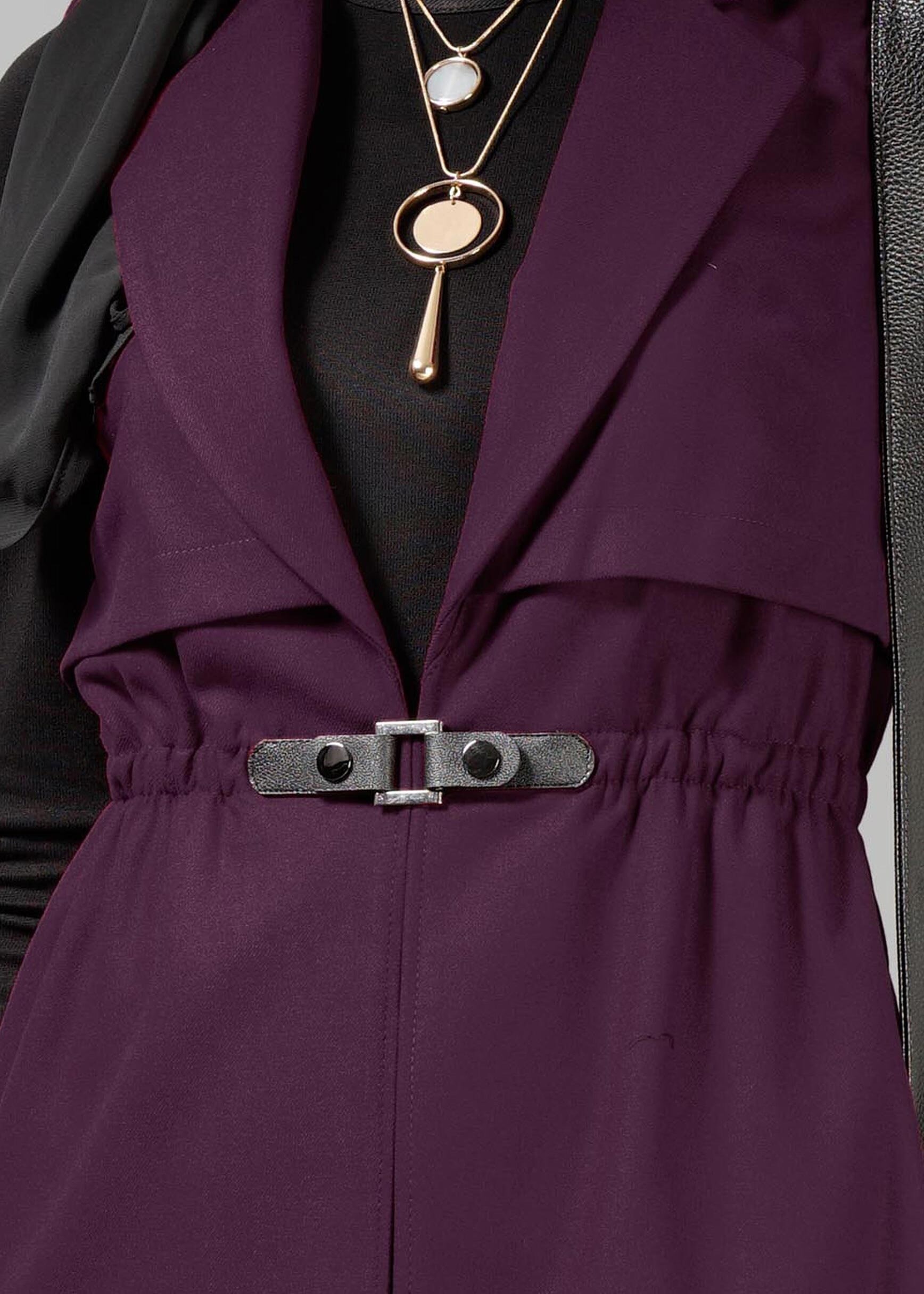 Tesettür giyim MOR 4755 YELEK