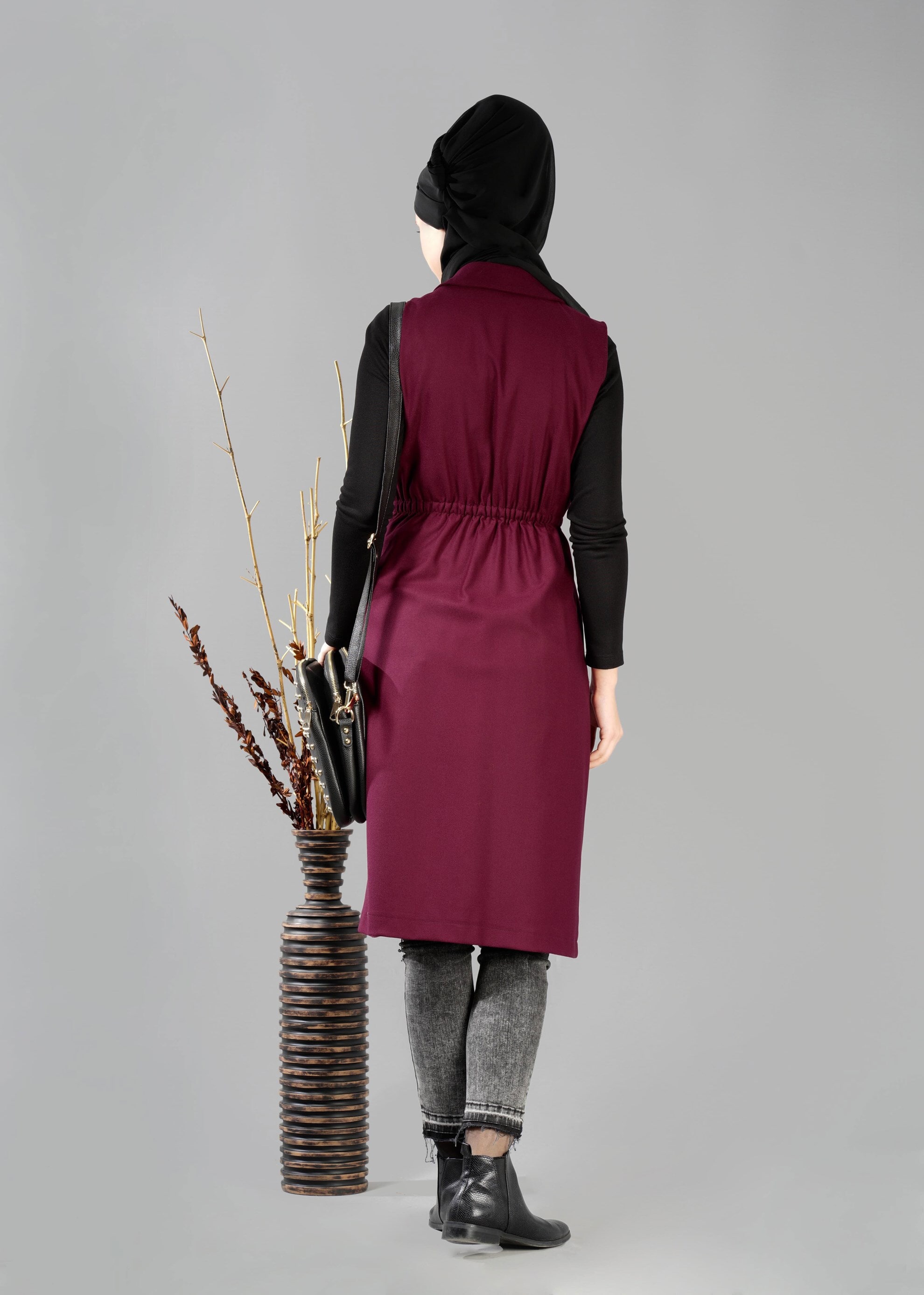 Tesettür giyim MOR 4755 YELEK