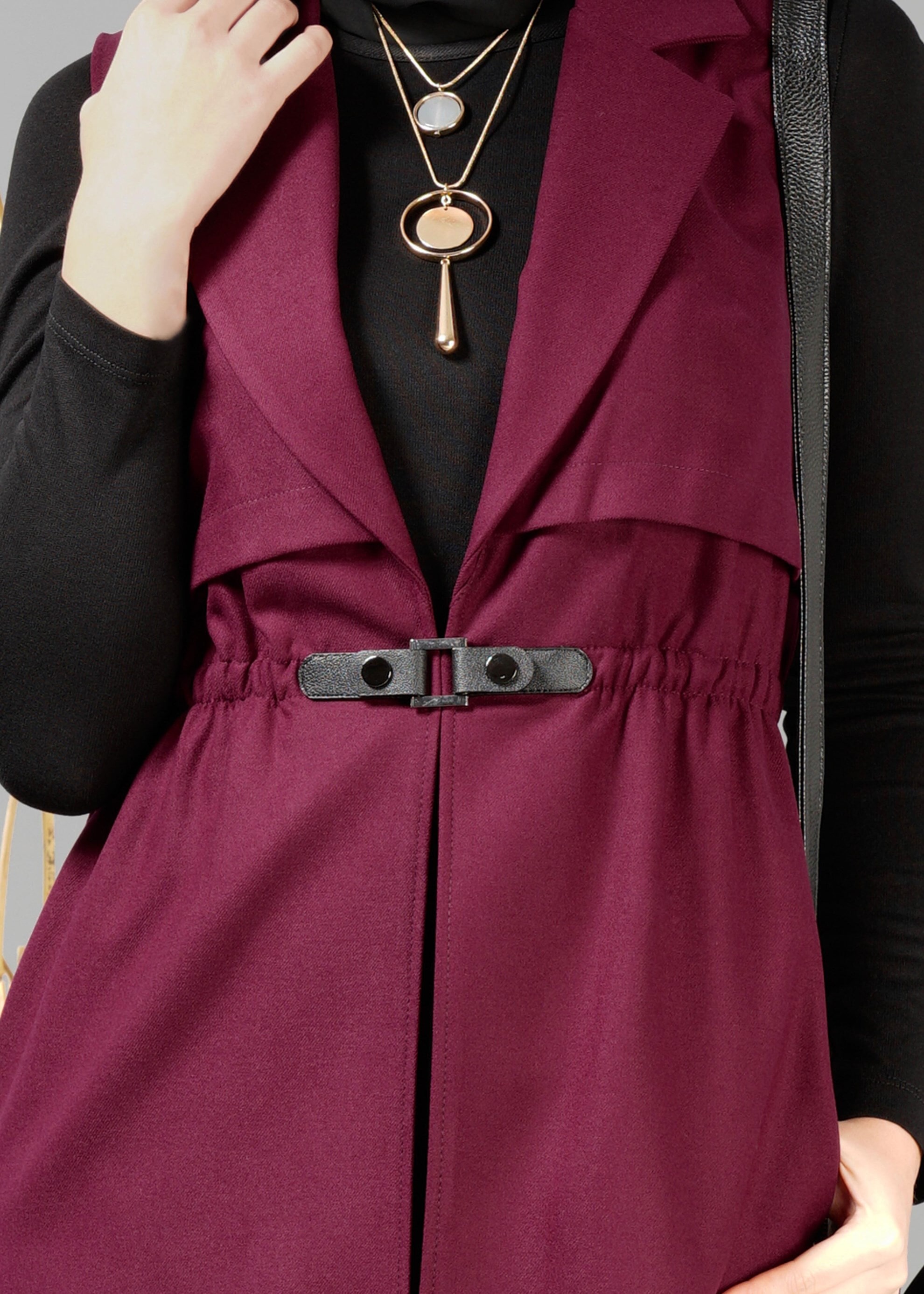 Tesettür giyim MOR 4755 YELEK