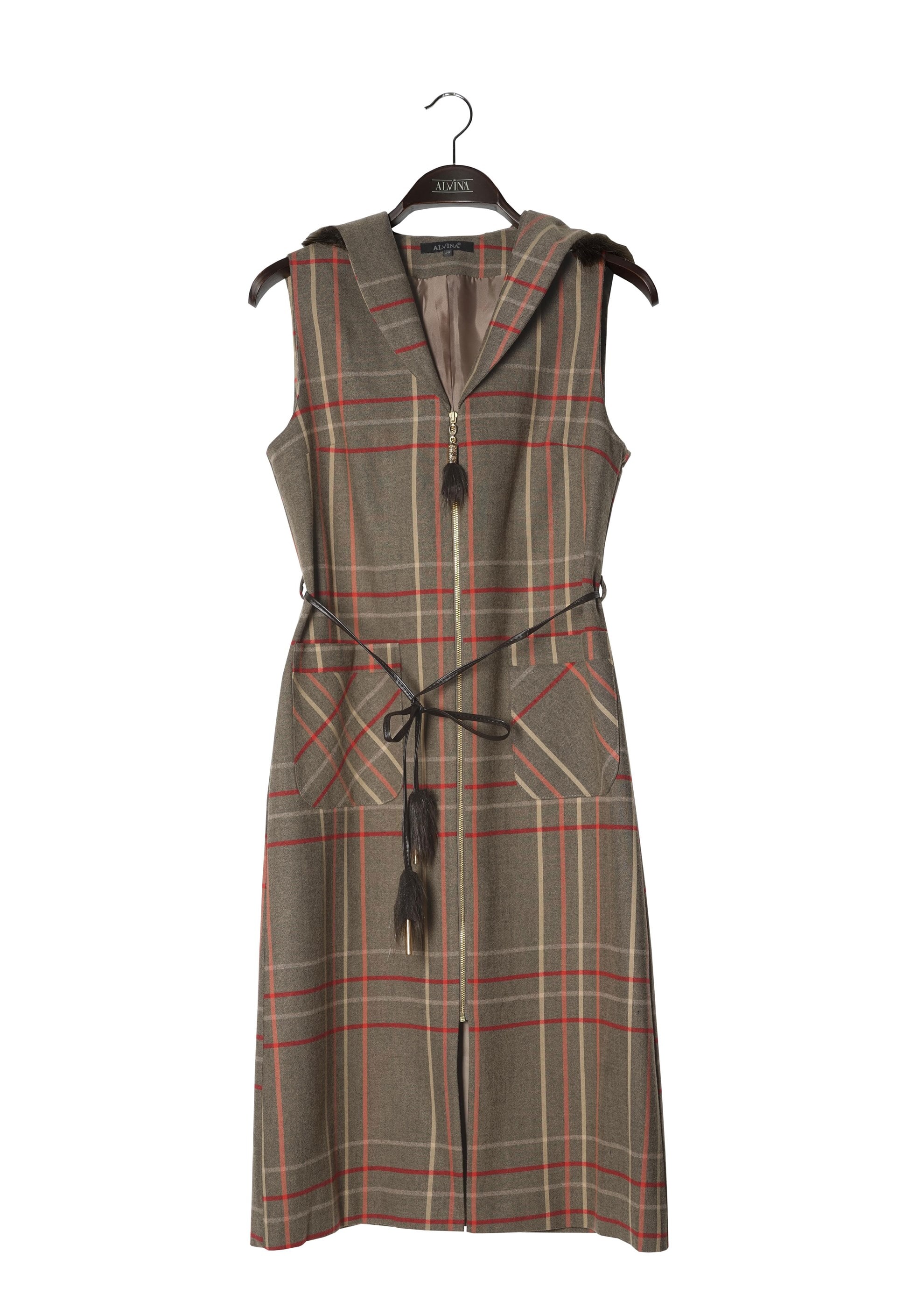 Tesettür giyim VİZON 4765 YELEK