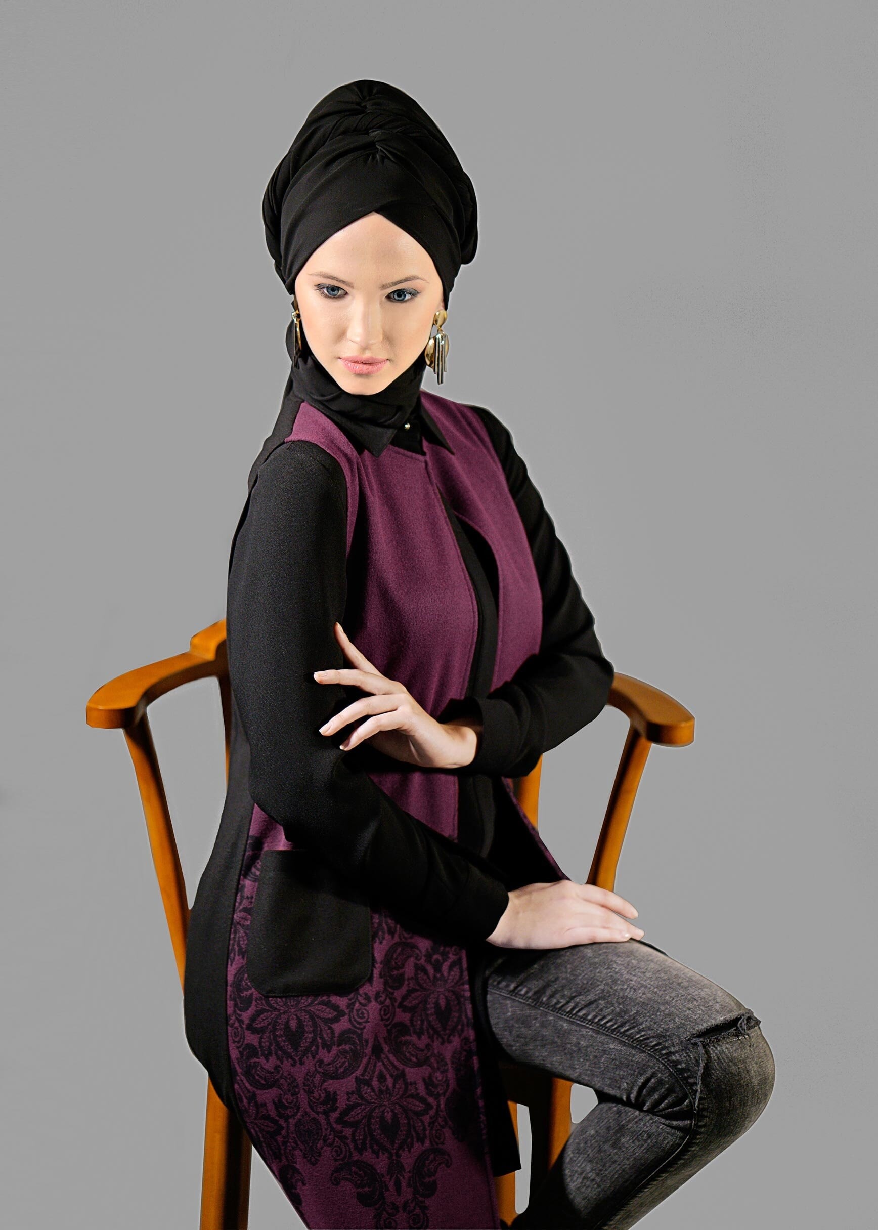 Tesettür giyim MÜRDÜM 4786 YELEK