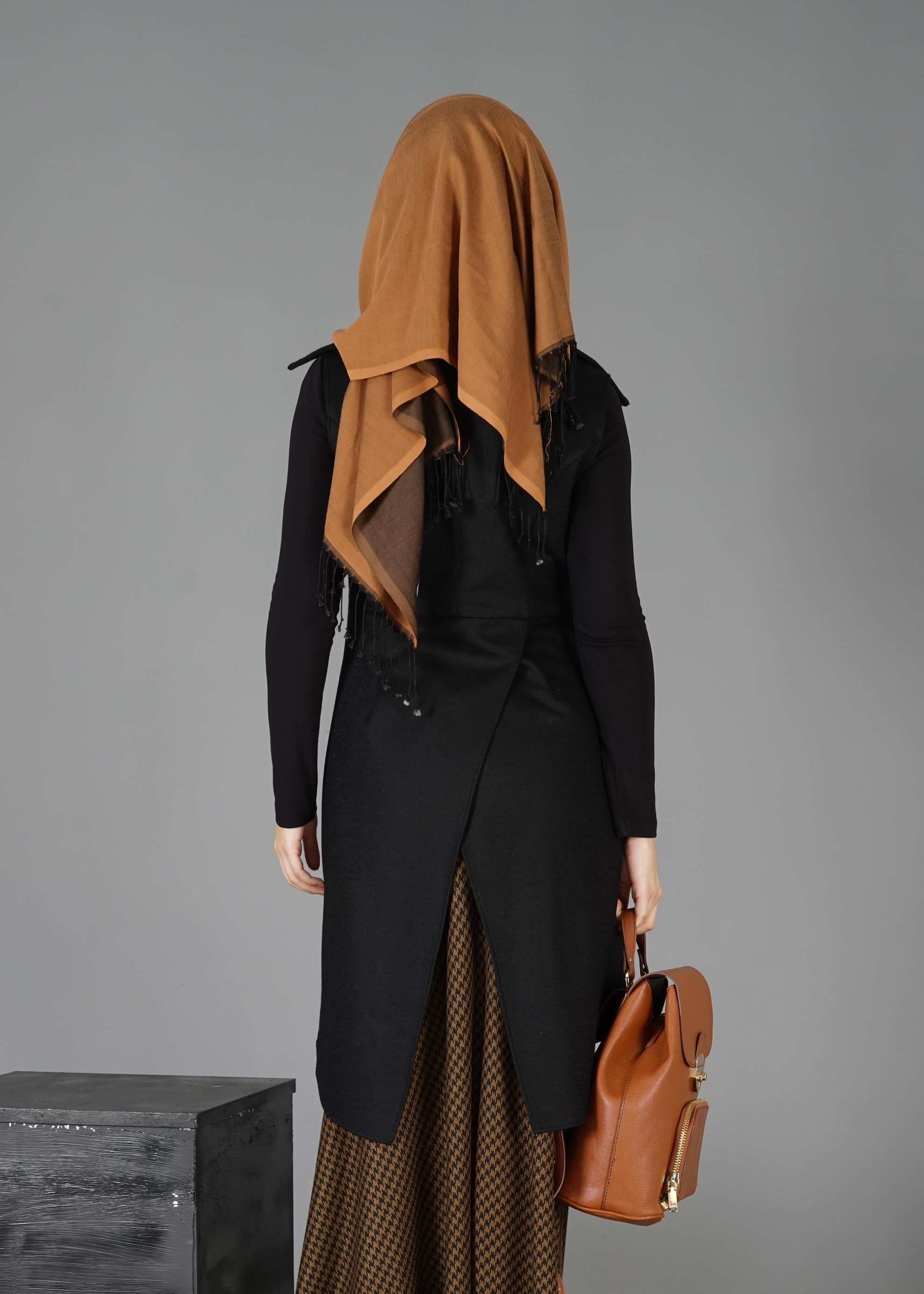 Tesettür giyim SİYAH 4792 YELEK