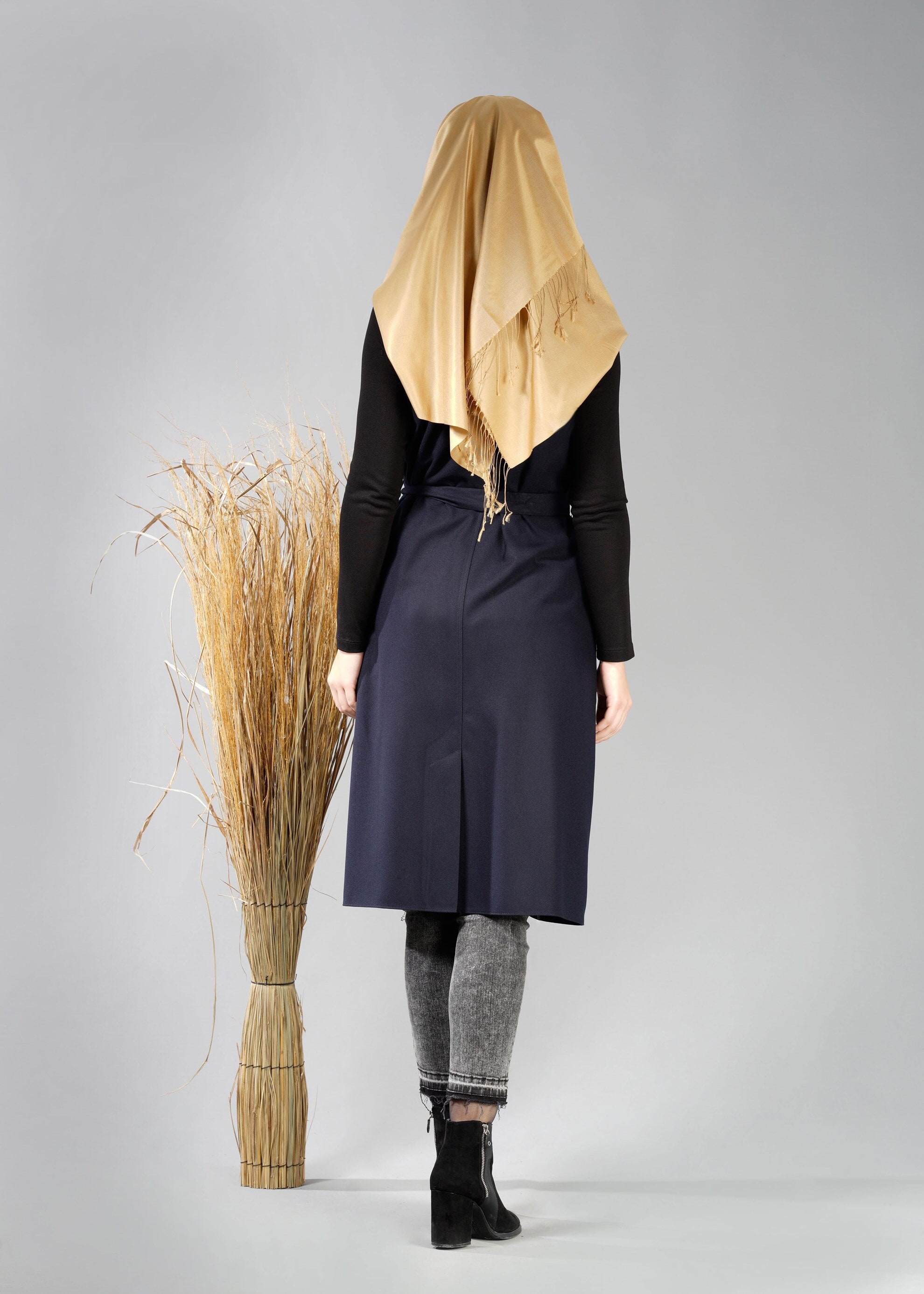 Tesettür giyim LACİVERT 4868 YELEK