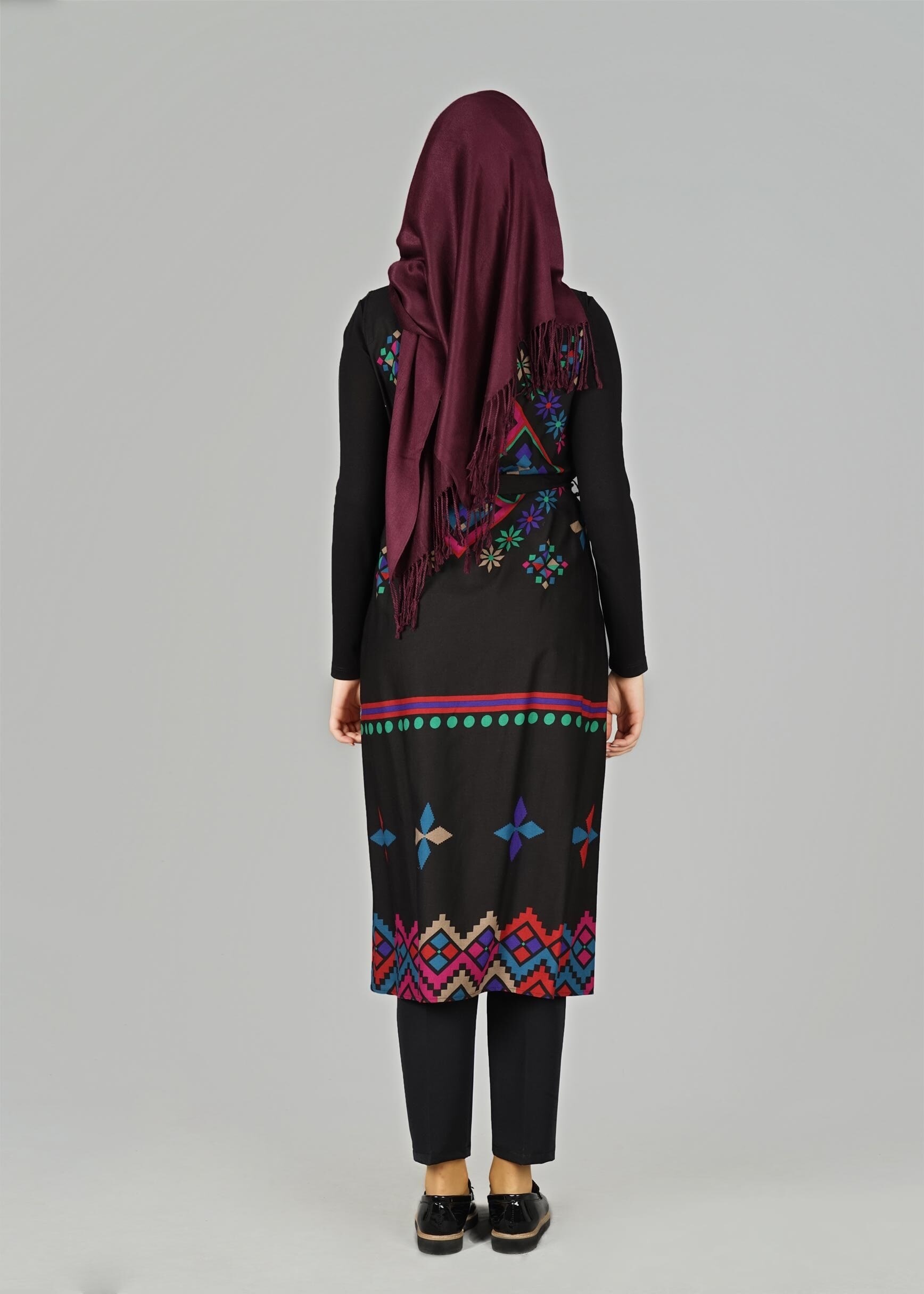 Tesettür giyim SİYAH 4901 YELEK