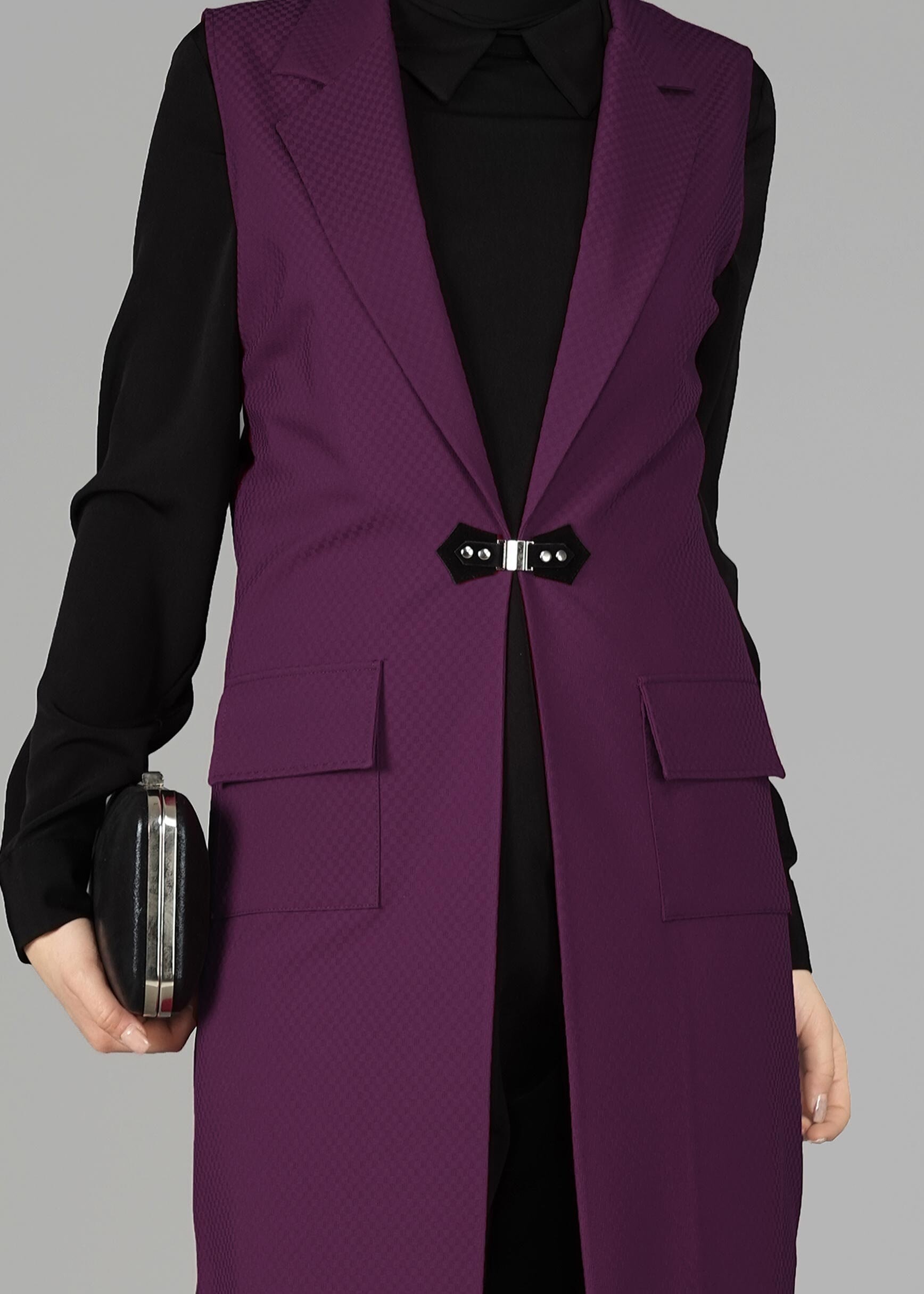 Tesettür giyim MÜRDÜM 4956 YELEK