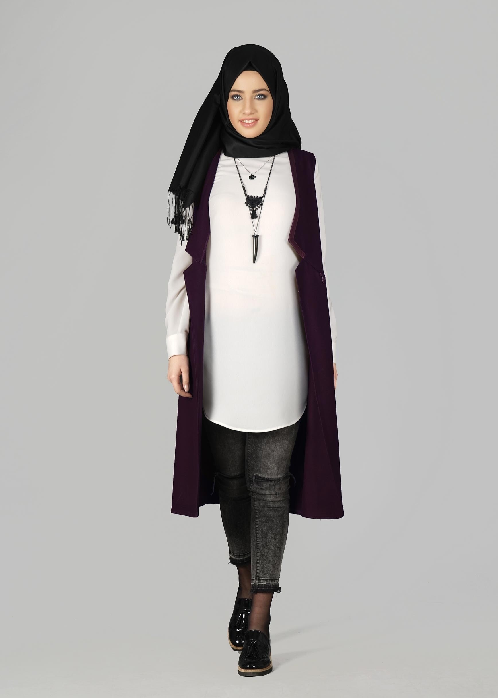 Tesettür giyim MÜRDÜM 4974 YELEK