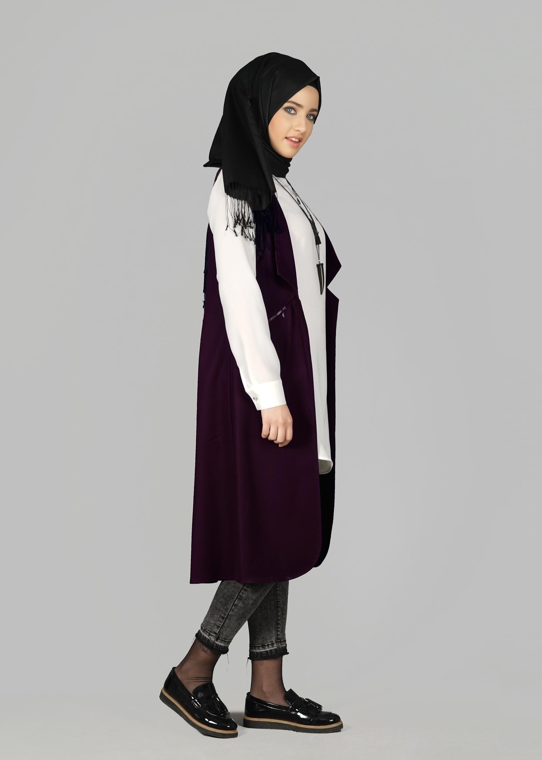 Tesettür giyim MÜRDÜM 4974 YELEK