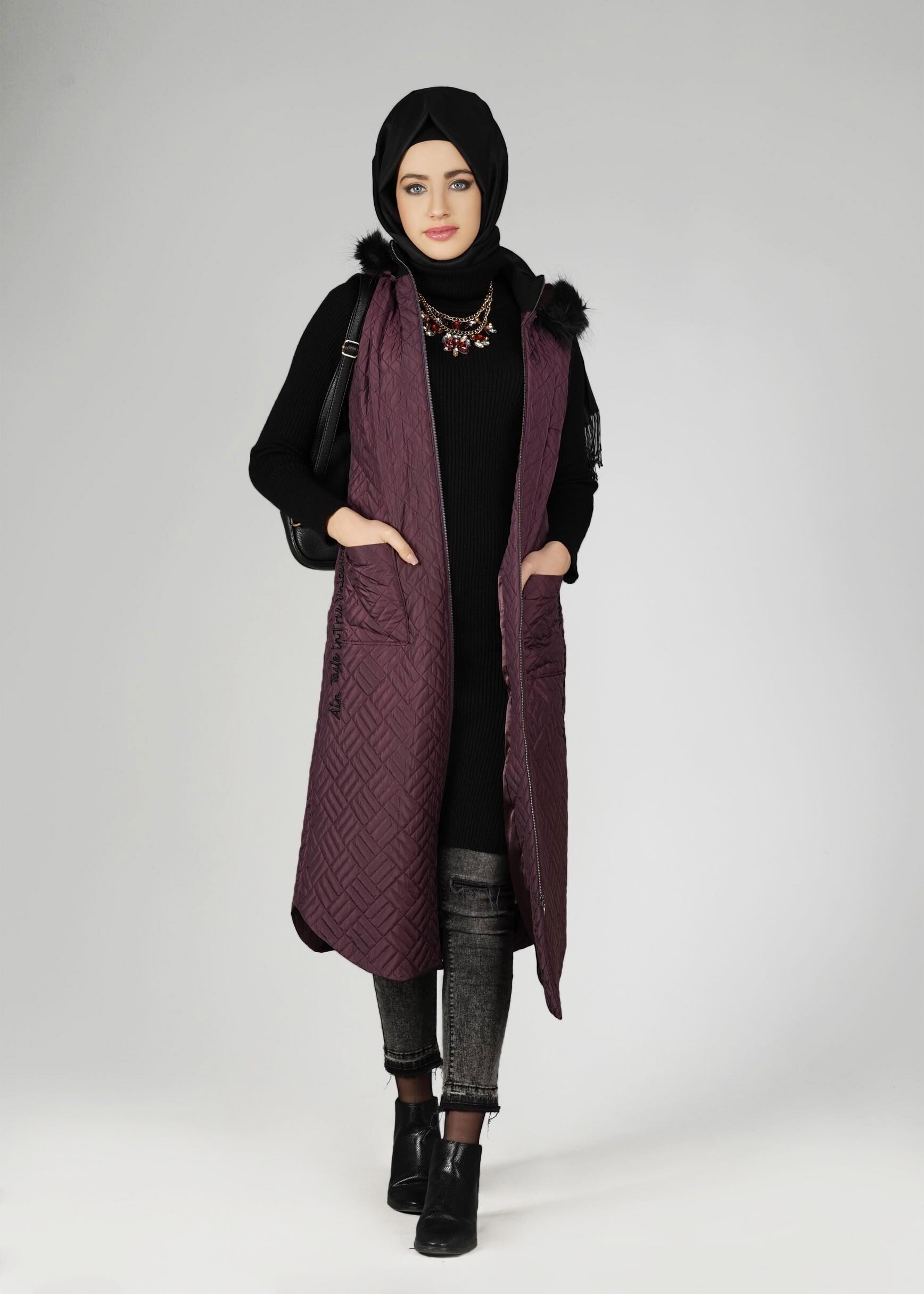 Tesettür giyim MÜRDÜM 9614 YELEK