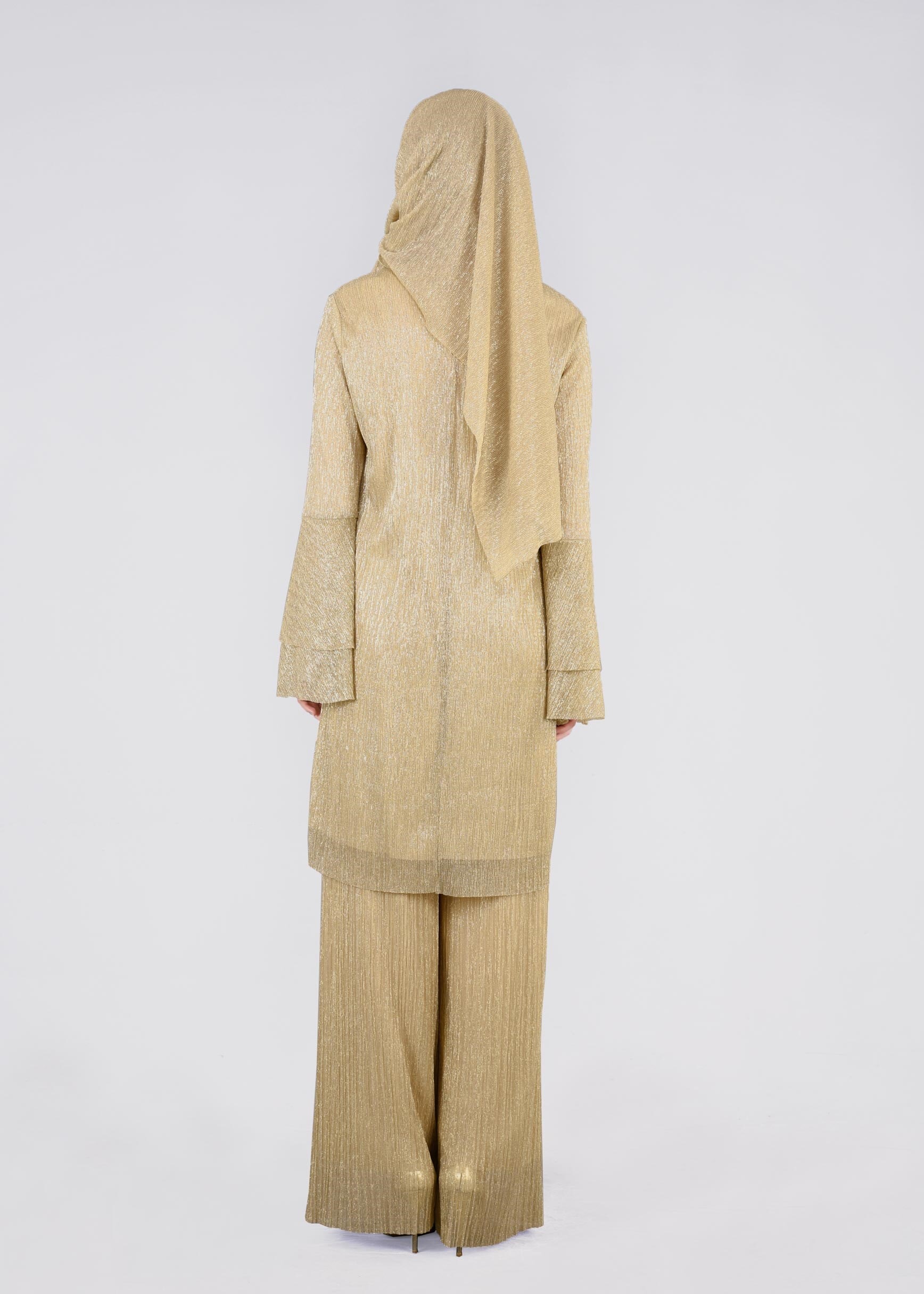 Tesettür giyim ALTIN 5408 NEW CHRİSTİNE 2&prime;Lİ PANT.ABİYE 40/46