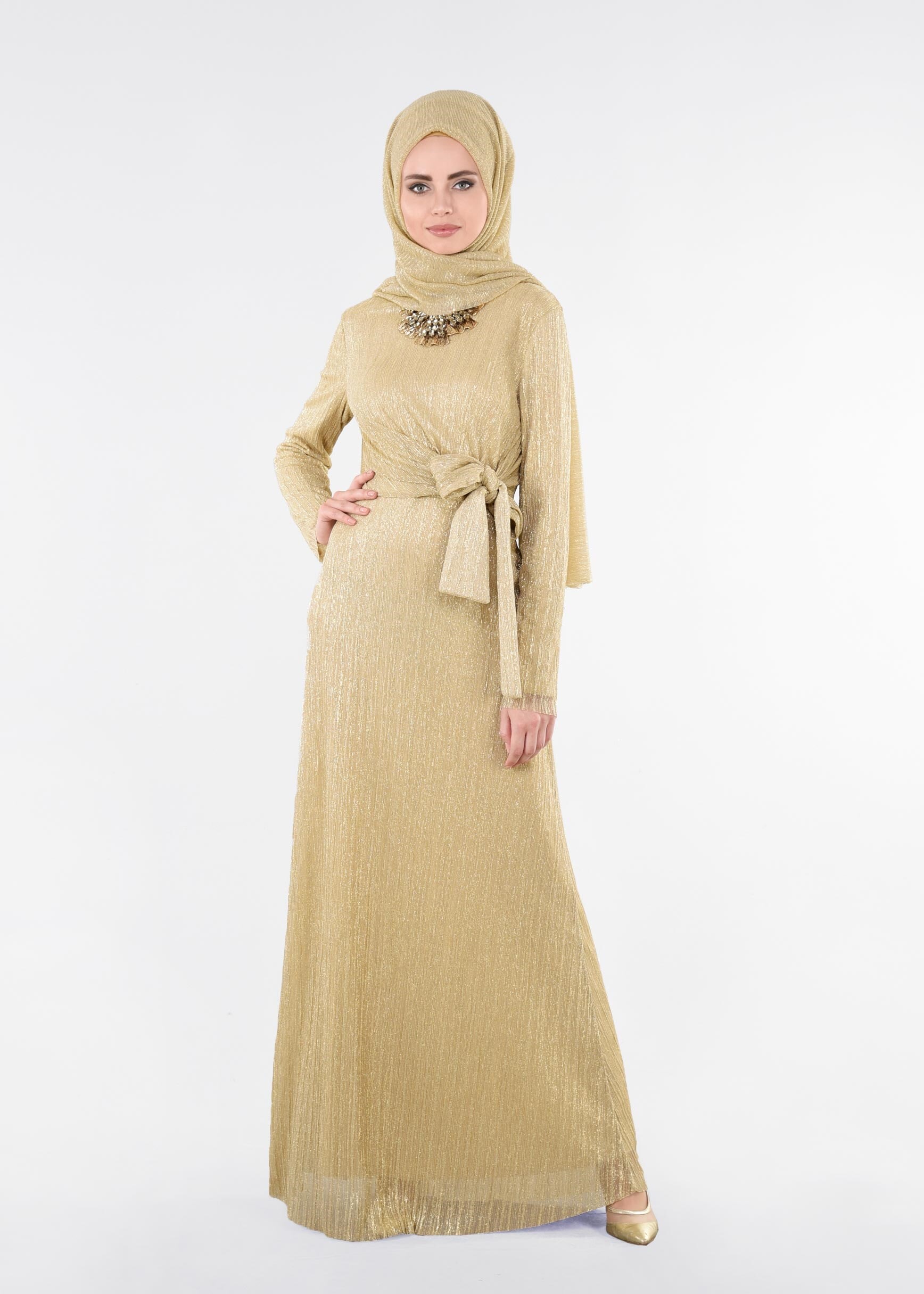 Tesettür giyim ALTIN 5412 NEW CHRİSTİNE ABİYE 36/42