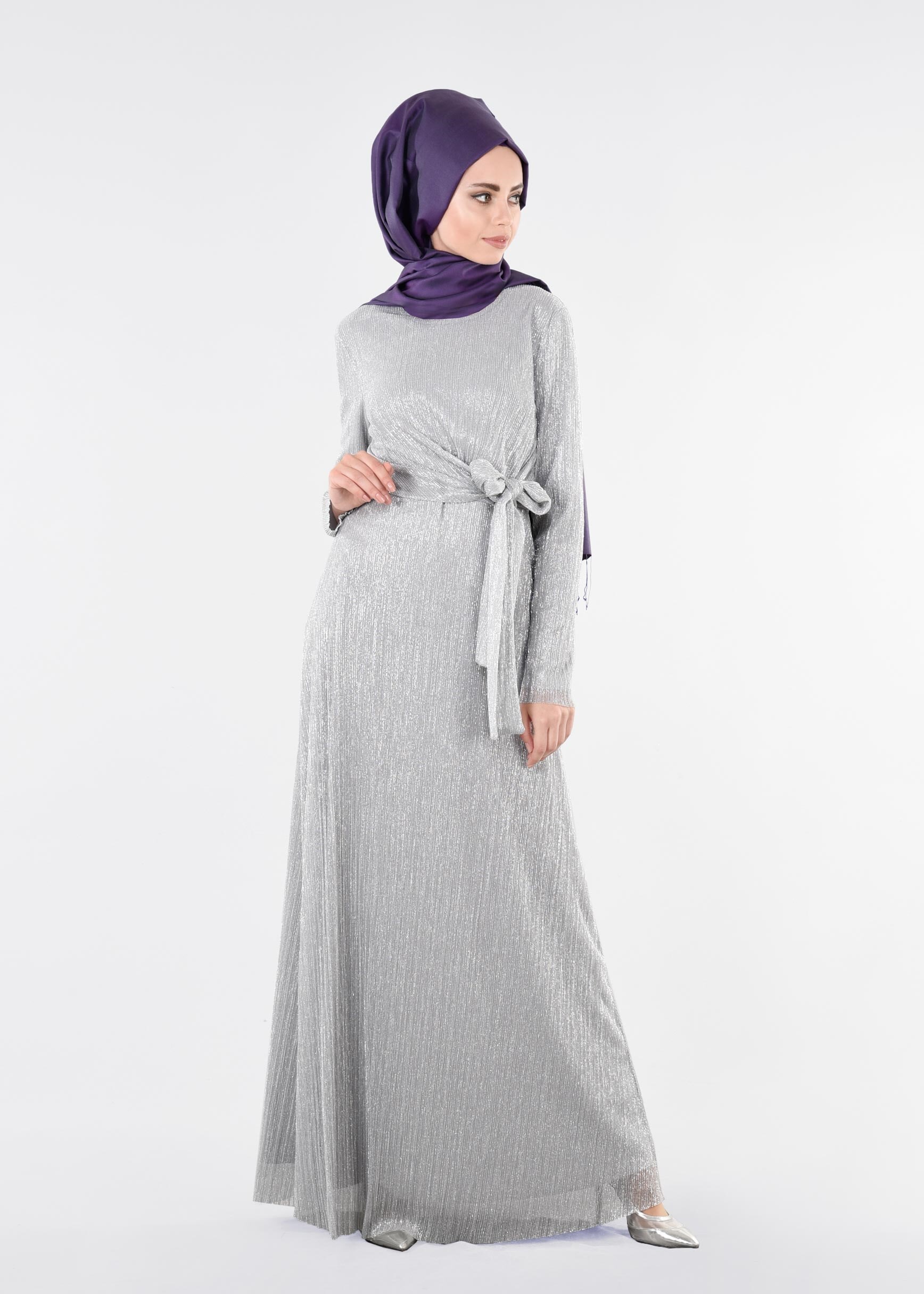 Tesettür giyim GÜMÜŞ 5412 NEW CHRİSTİNE ABİYE 36/42