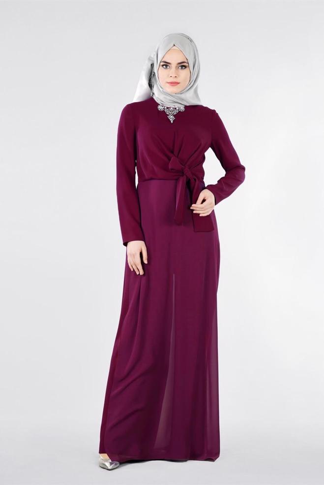 Hijab-Kleidung DAMSON 5318 ASLI 5929 TESETTÜR ABİYE TULUM 38/42(38) TEK36 - ALVİNA
