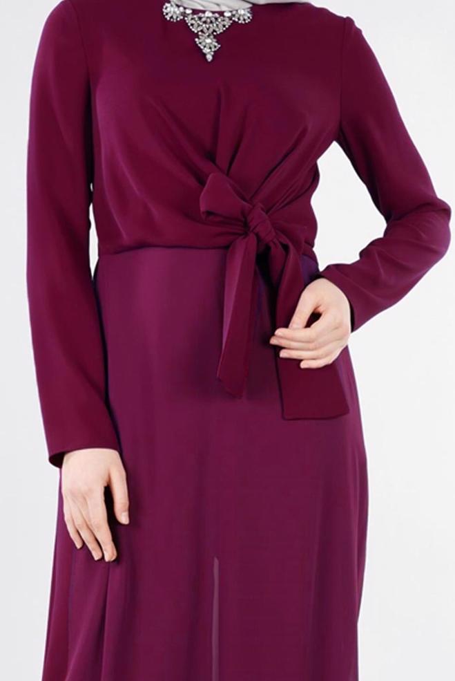 Hijab-Kleidung DAMSON 5318 ASLI 5929 TESETTÜR ABİYE TULUM 38/42(38) TEK36 - ALVİNA