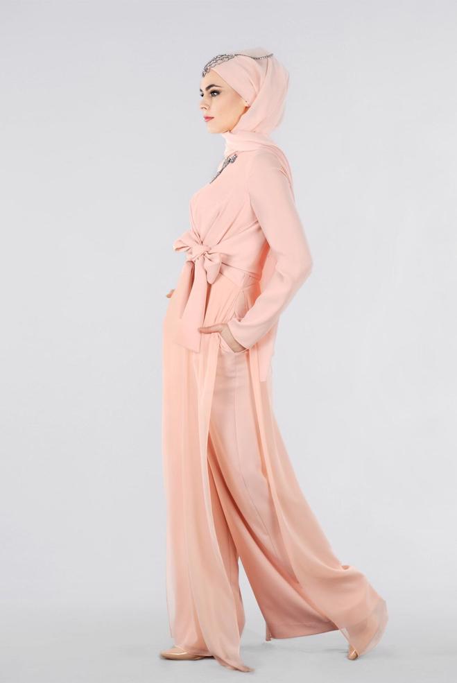 Hijab-Kleidung PULVER 5318 ASLI 5929 TESETTÜR ABİYE TULUM 38/42(38) TEK36 - ALVİNA