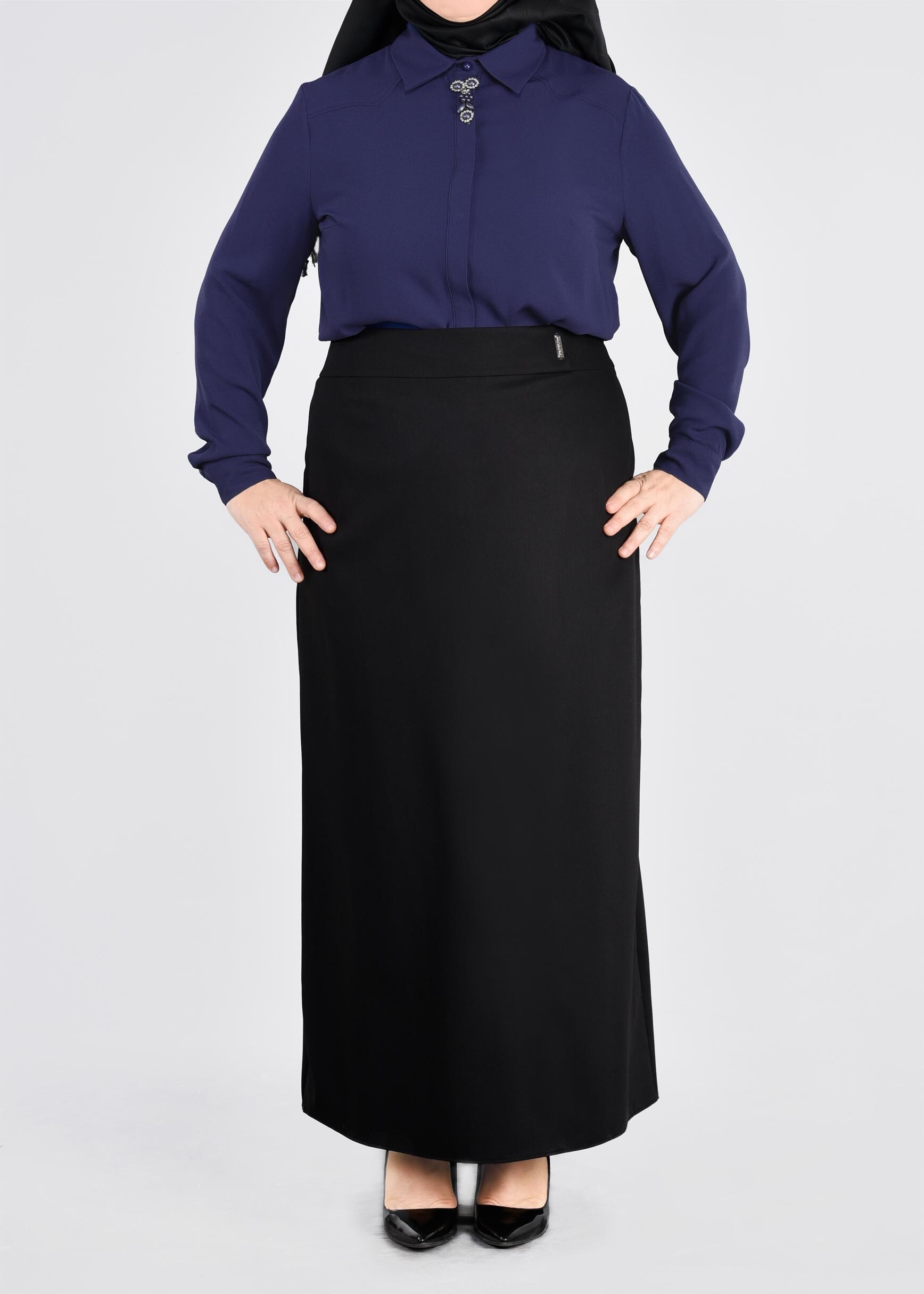 Tesettür giyim LACİVERT 2714 ALEYNA BLUZ 44/50 TEK42