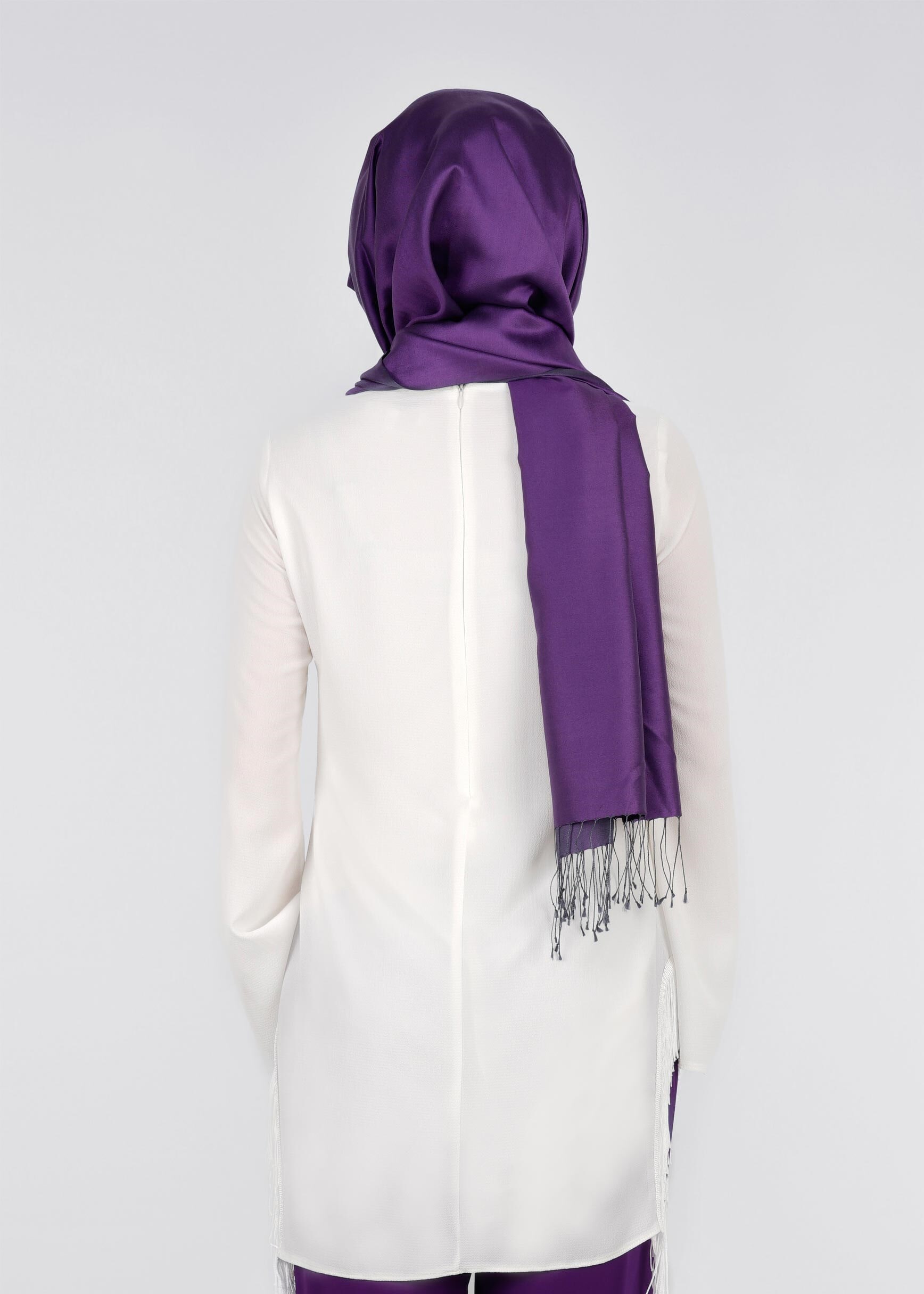 Tesettür giyim BEYAZ 4140 NİŞANTAŞI TESETTÜR BLUZ 38/46 TEK40-38