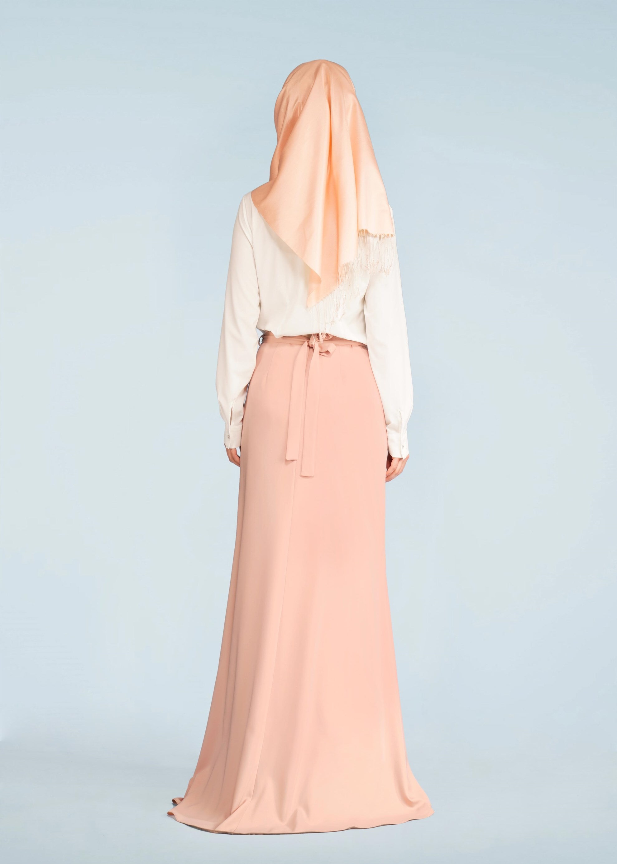 Tesettür giyim BEYAZ 4170 NEW FESTİVAL TESETTÜR BLUZ 38/46 TEK40