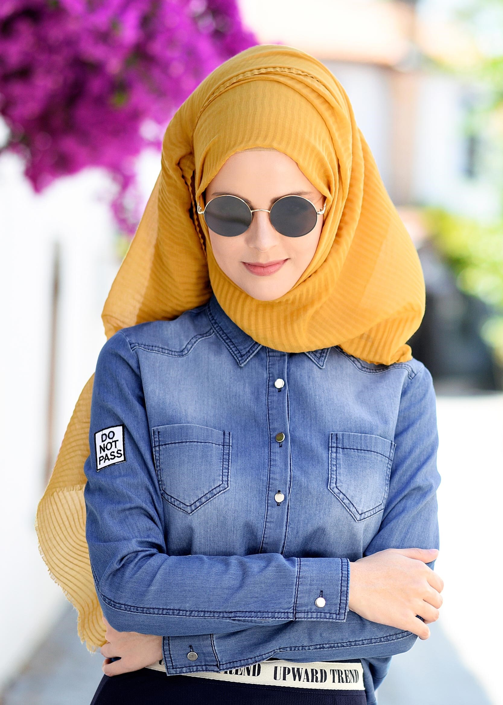 Tesettür giyim LACİVERT 4259 DEREN BLUZ 36/44