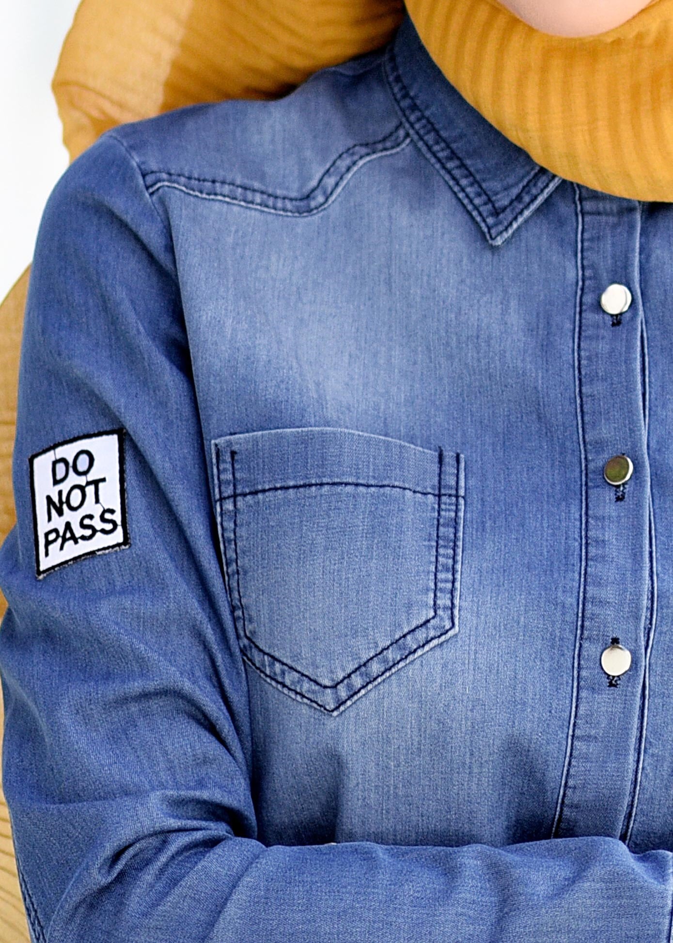 Tesettür giyim LACİVERT 4259 DEREN BLUZ 36/44