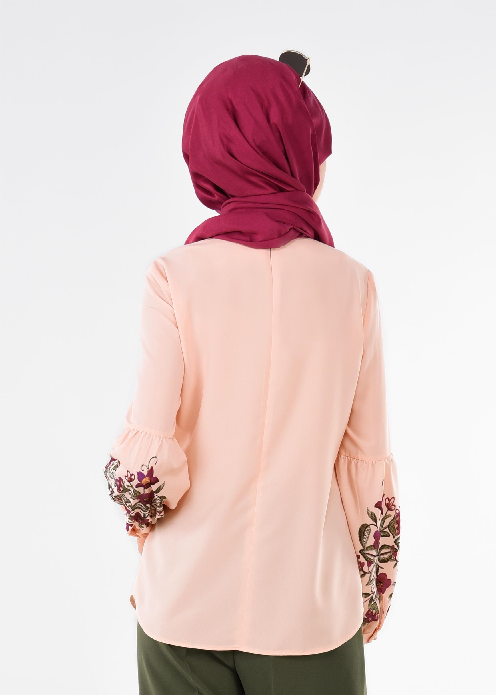 Tesettür giyim PUDRA 4423 NEW LOREN BLUZ 36/44 TEK38