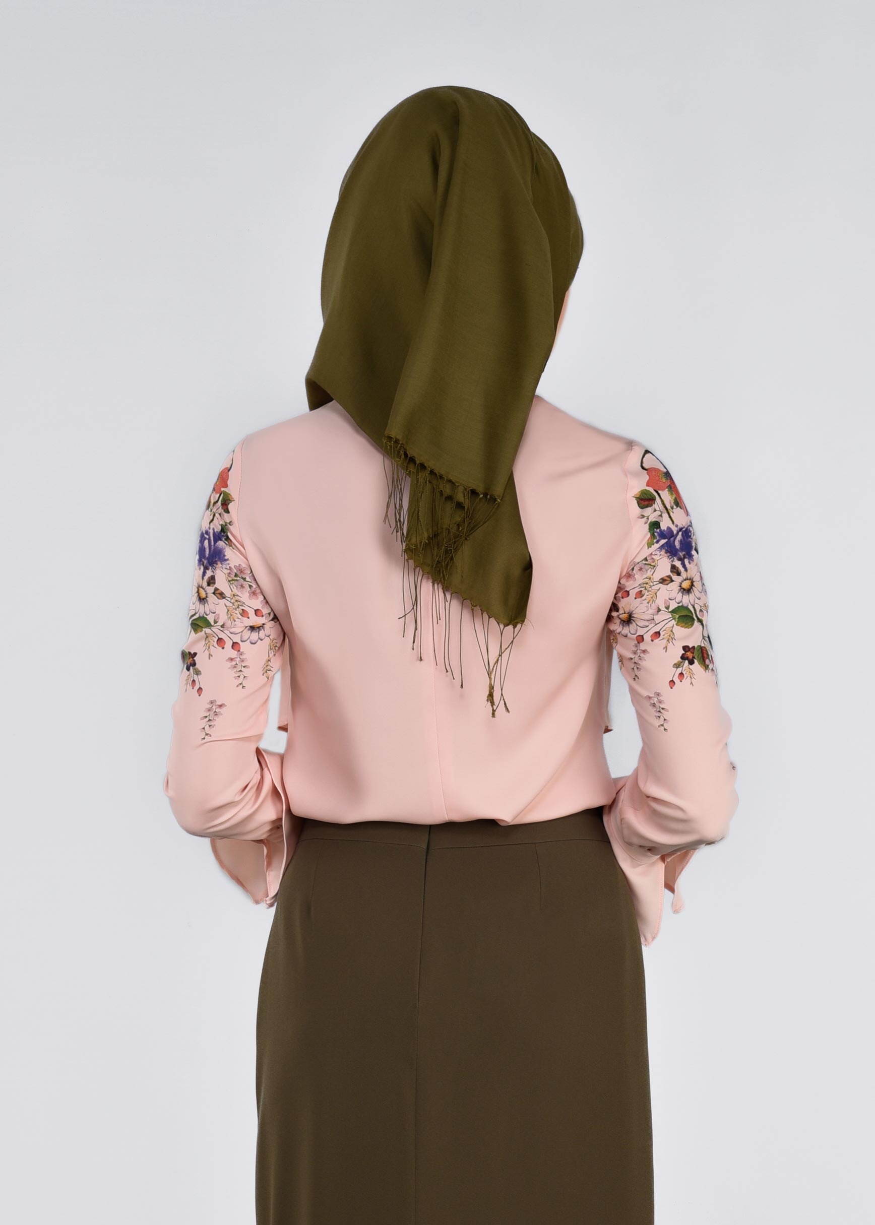 Tesettür giyim PUDRA 4538 NEW LOREN BLUZ 38/44