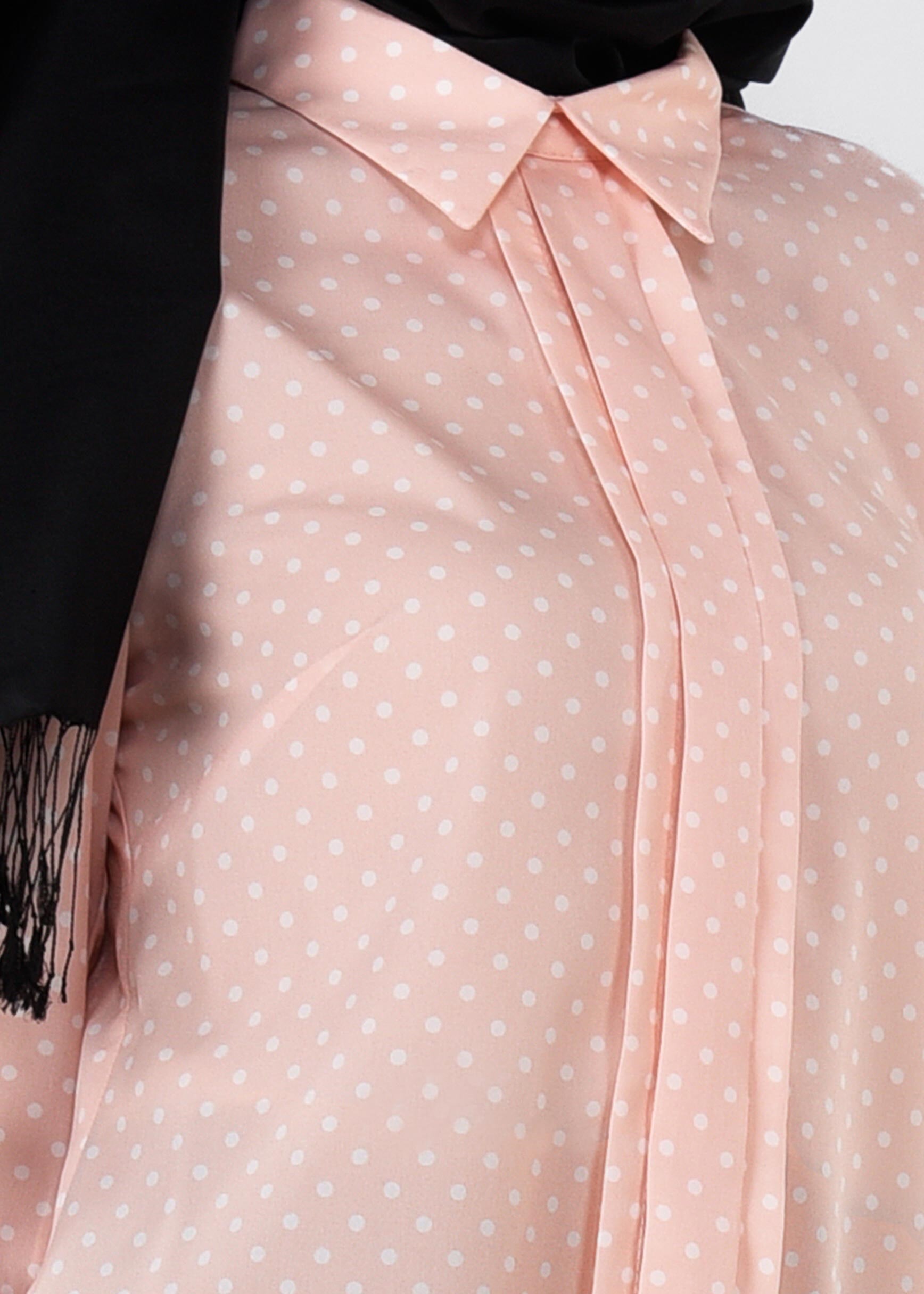 Tesettür giyim PUDRA 4545 ROSA 2411 BLUZ 38/46