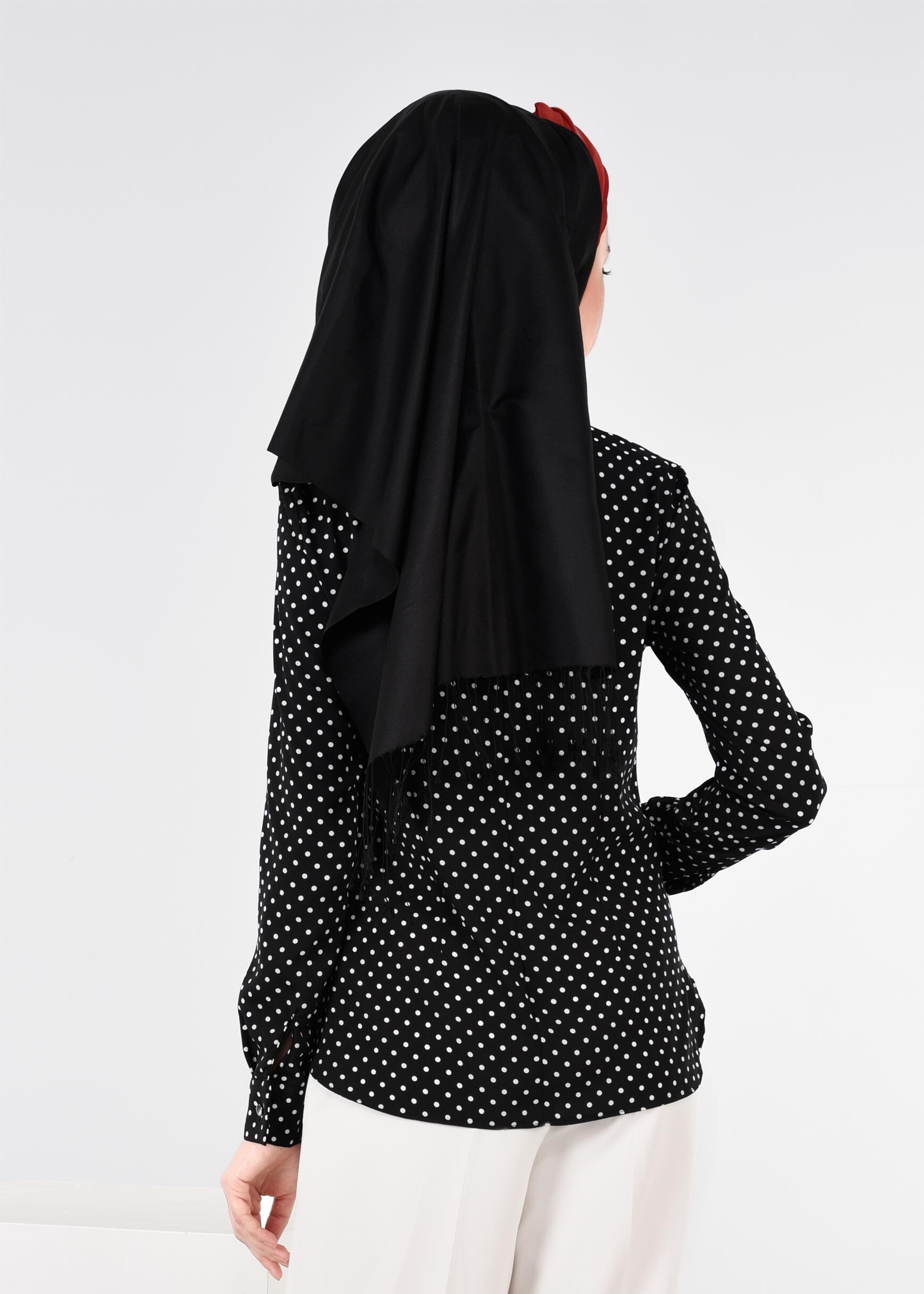 Tesettür giyim SİYAH 4545 ROSA 2411 BLUZ 38/46