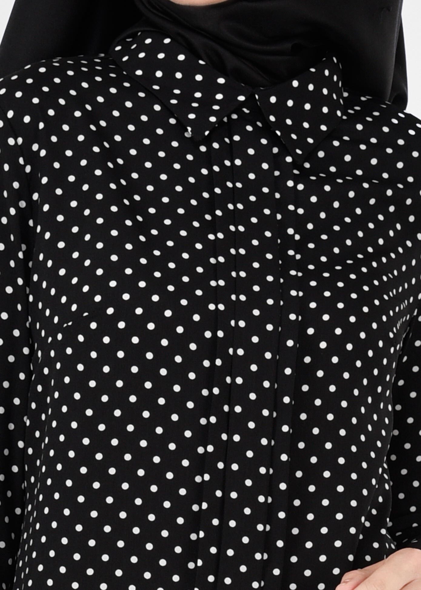 Tesettür giyim SİYAH 4545 ROSA 2411 BLUZ 38/46