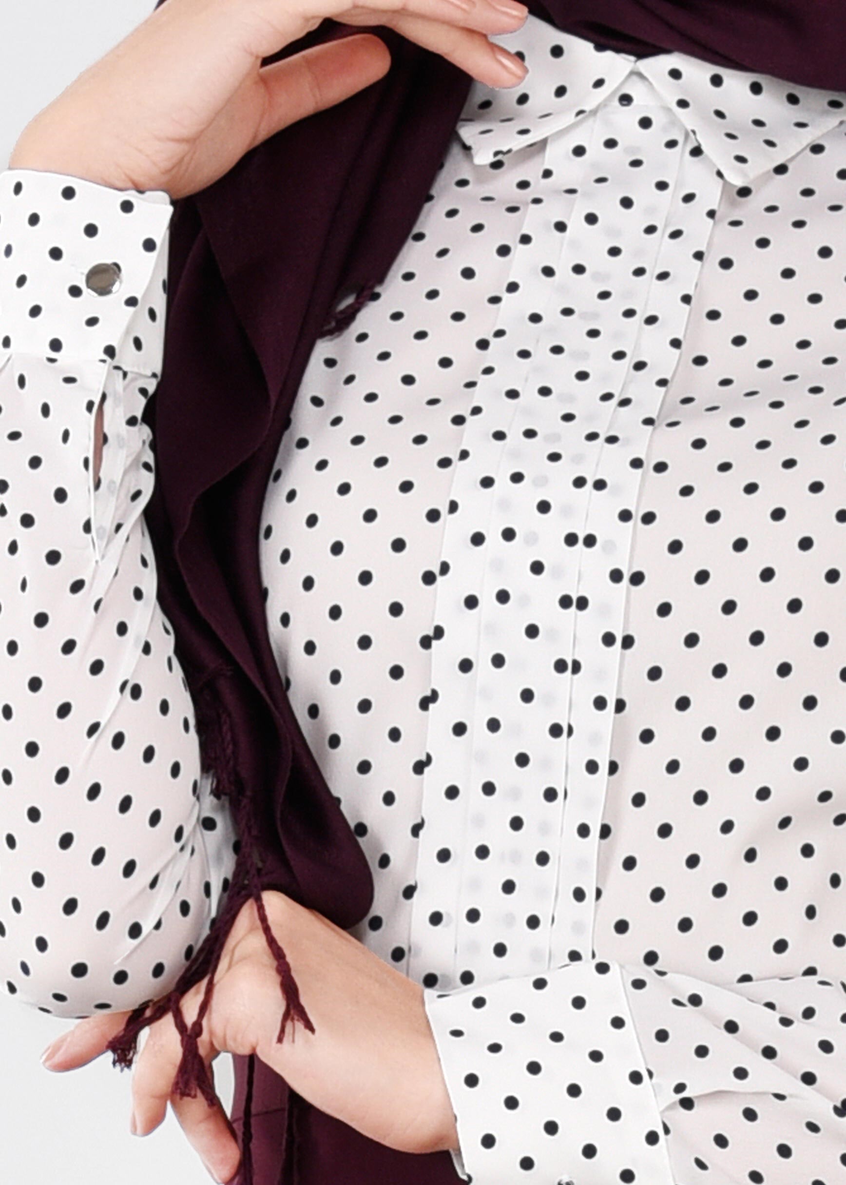 Tesettür giyim BEJ 4545 ROSA 2411 BLUZ 38/46