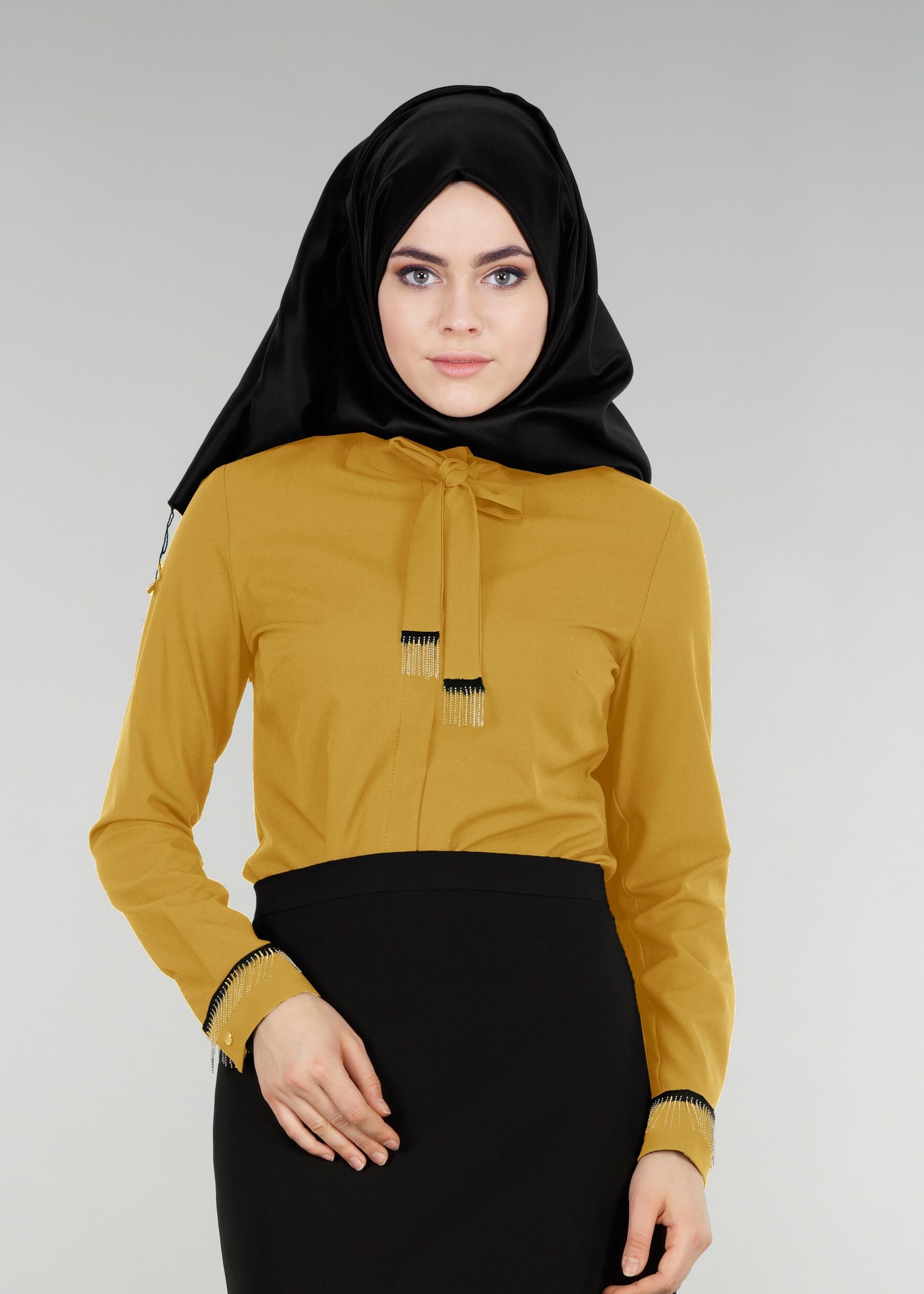 Tesettür giyim ALTIN 4072-1 NEW LOREN BLUZ 38/46 TEK40