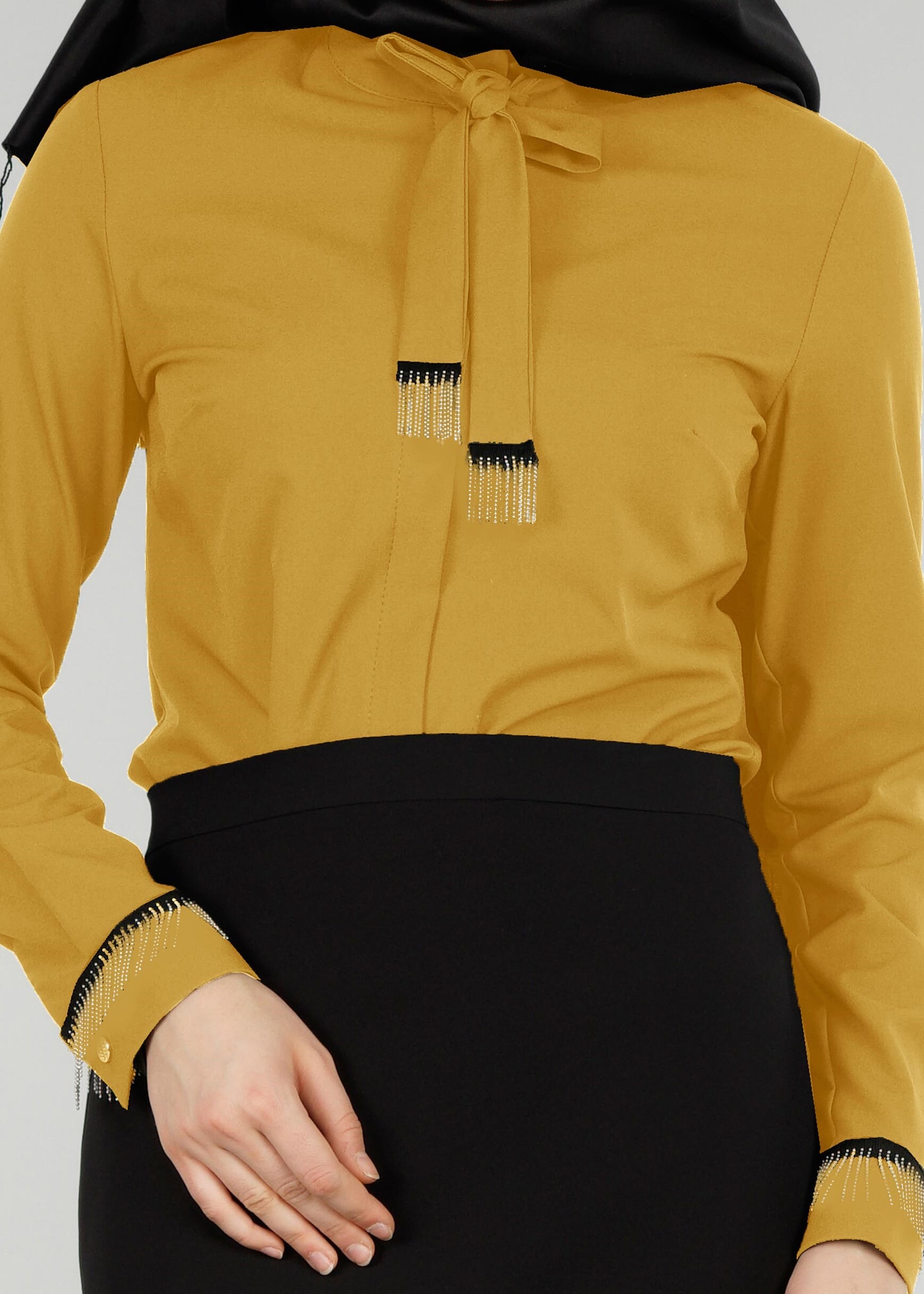 Tesettür giyim ALTIN 4072-1 NEW LOREN BLUZ 38/46 TEK40