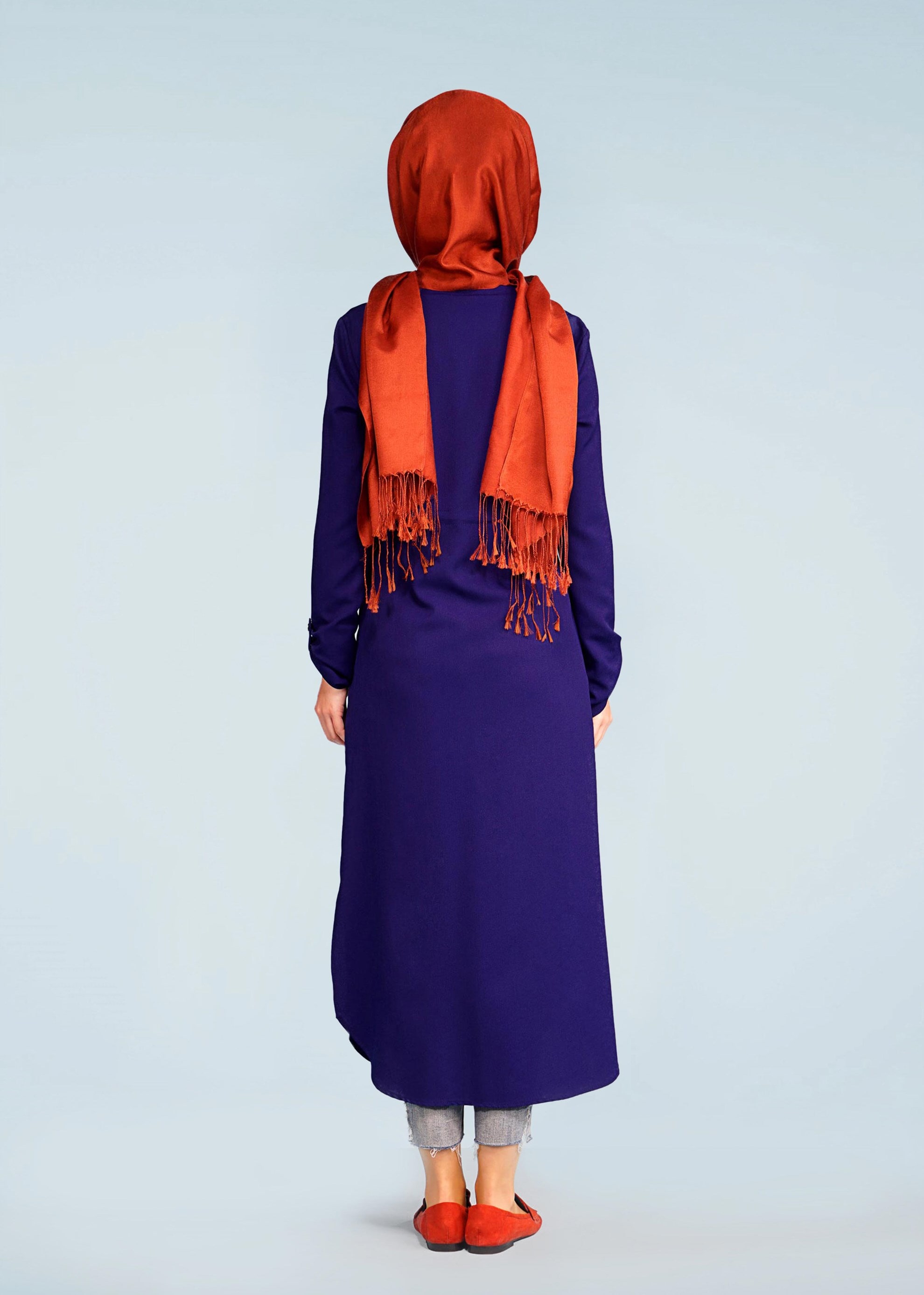 Tesettür giyim LACİVERT 4079 ESTE 7446 CEKET 38/46 TEK40