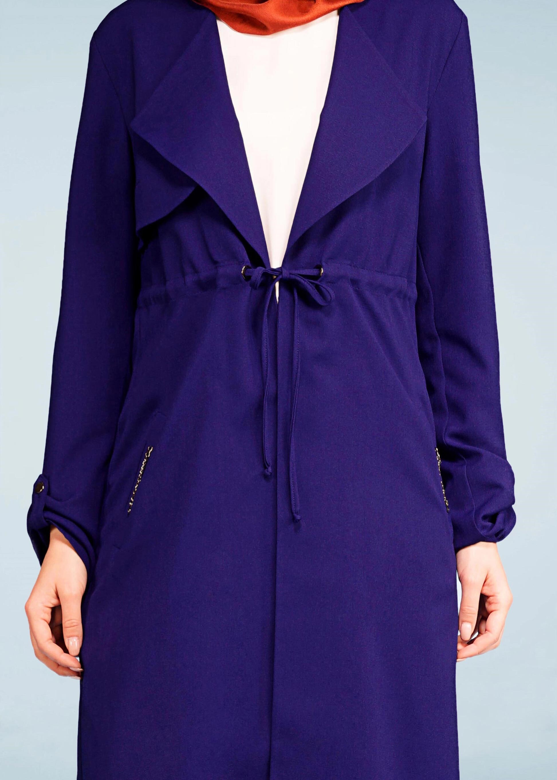 Tesettür giyim LACİVERT 4079 ESTE 7446 CEKET 38/46 TEK40