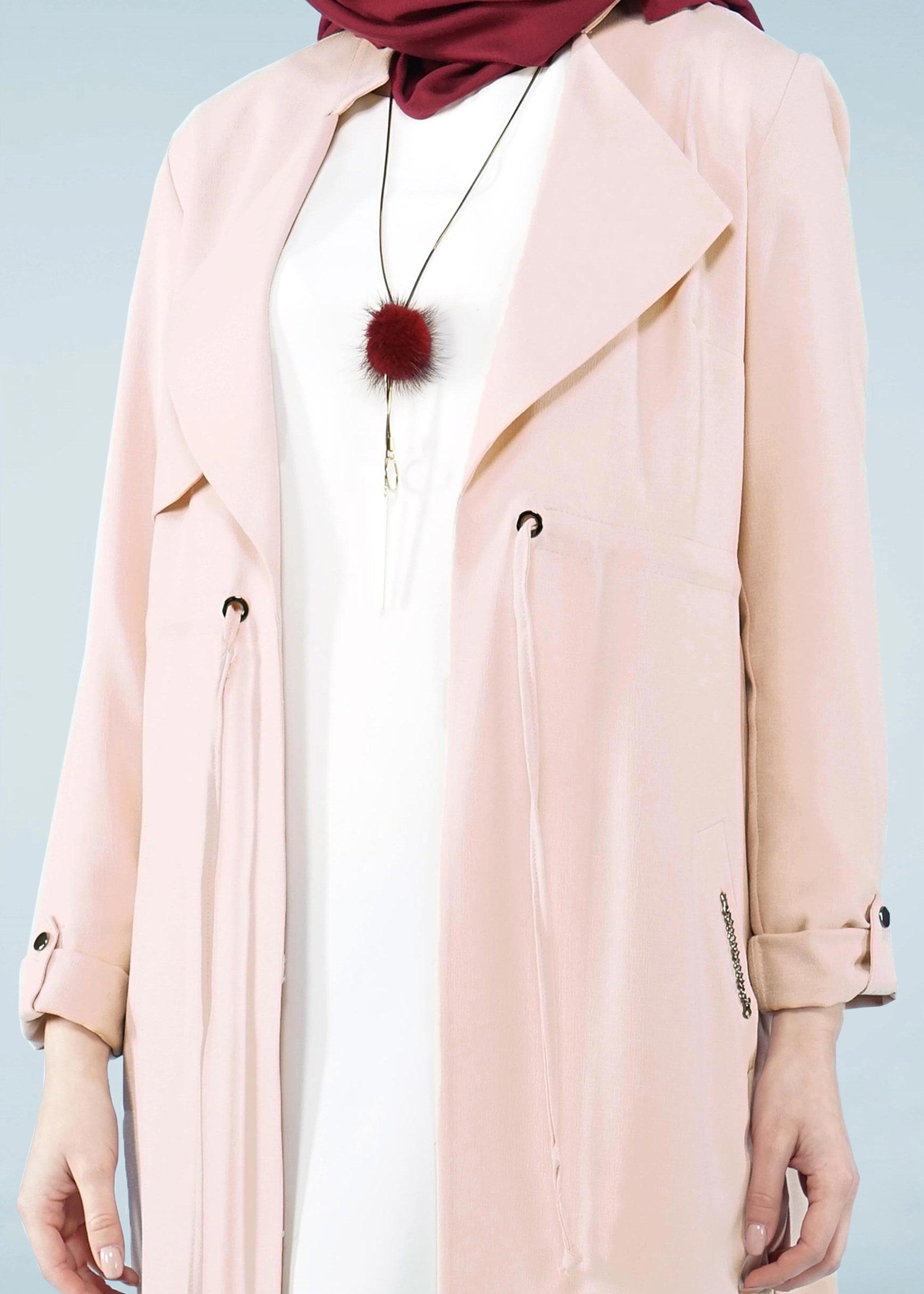 Tesettür giyim BEJ 4079 ESTE 7446 CEKET 38/46 TEK40