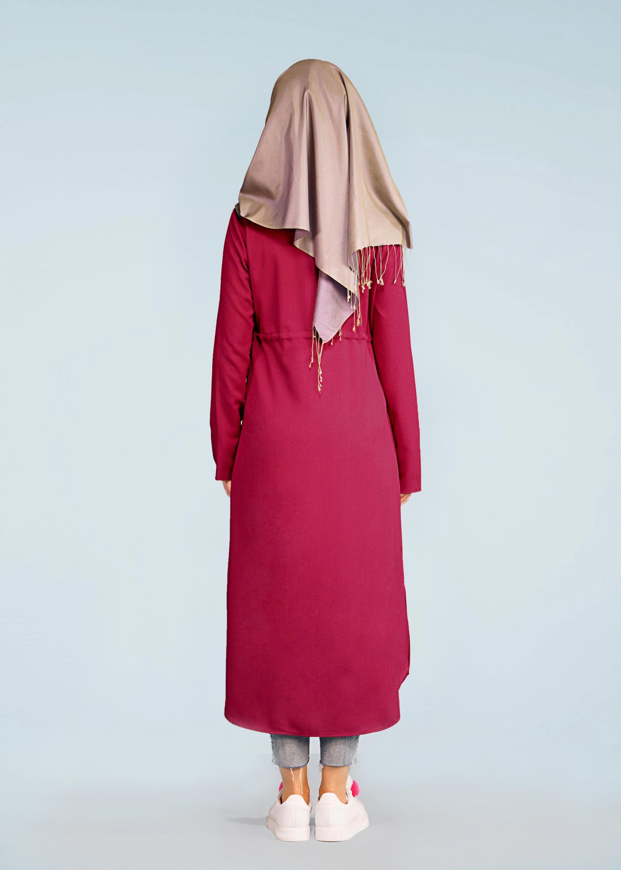 Tesettür giyim MOR 4079 ESTE 7446 CEKET 38/46 TEK40