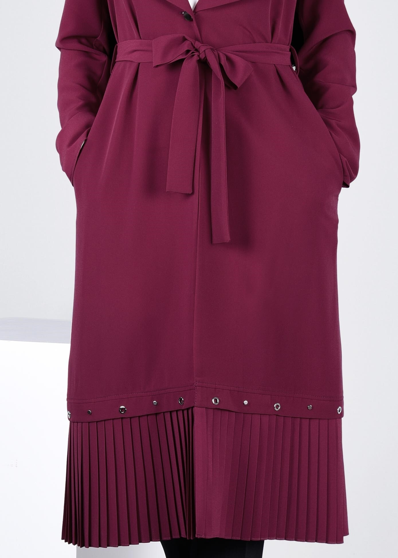 Tesettür giyim BORDO 4131 CRİSS CEKET 38/46 TEK40