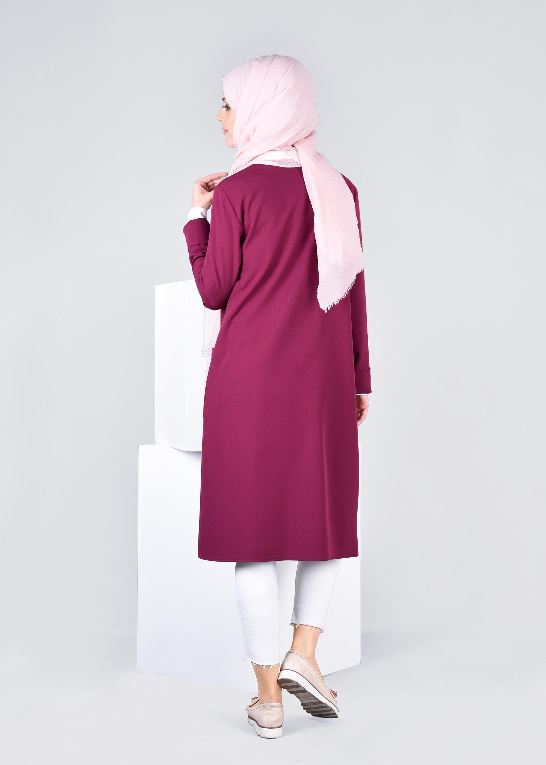 Tesettür giyim MOR 4183 ZOOM TESETTÜR CEKET 38/46 TEK40