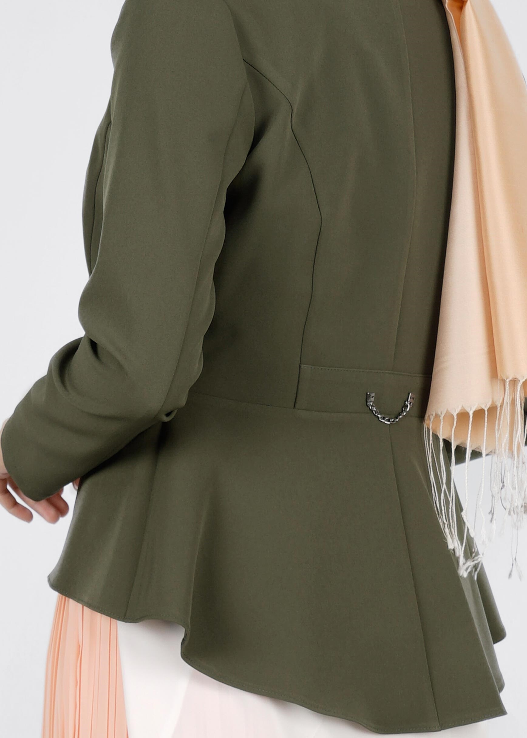 Tesettür giyim HAKİ 4223 ZOOM CEKET 36/42