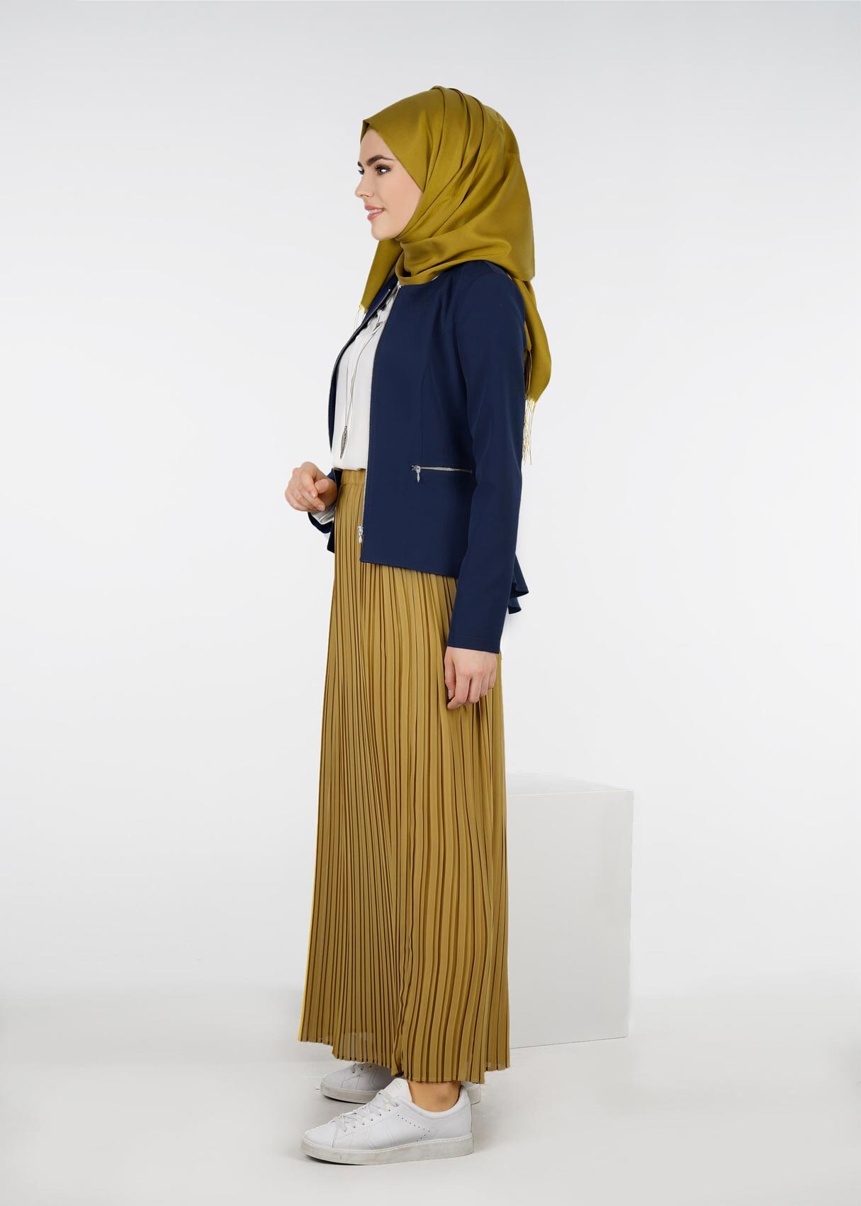 Tesettür giyim LACİVERT 4223 ZOOM CEKET 36/42