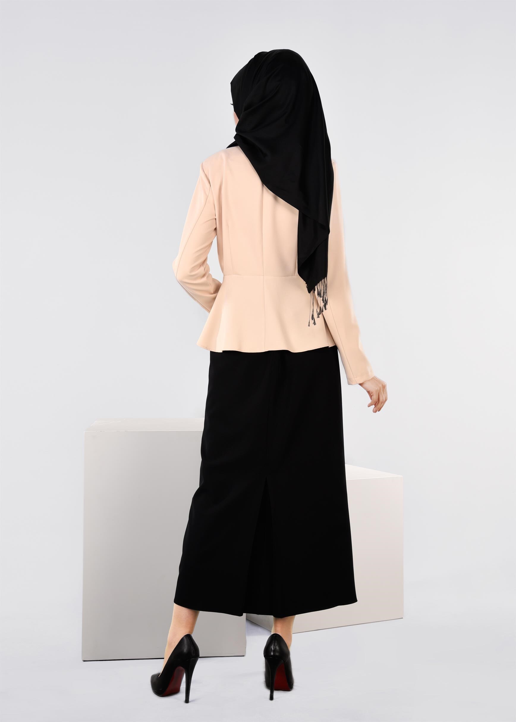 Tesettür giyim BEJ 4224 ZOOM CEKET 38/44 TEK36