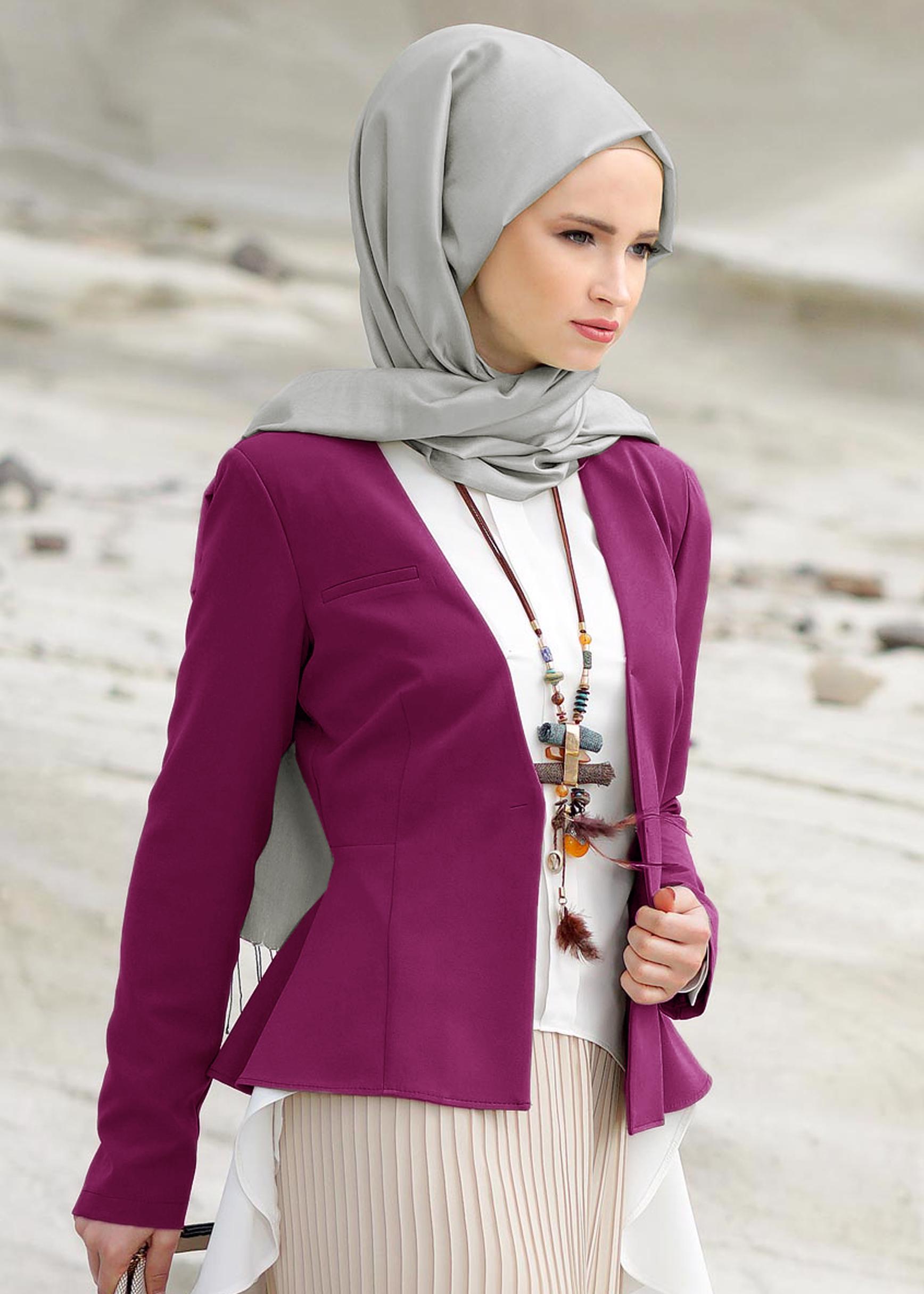 Tesettür giyim MOR 4224 ZOOM CEKET 38/44 TEK36